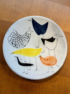 Beautiful plate by Roger Capron