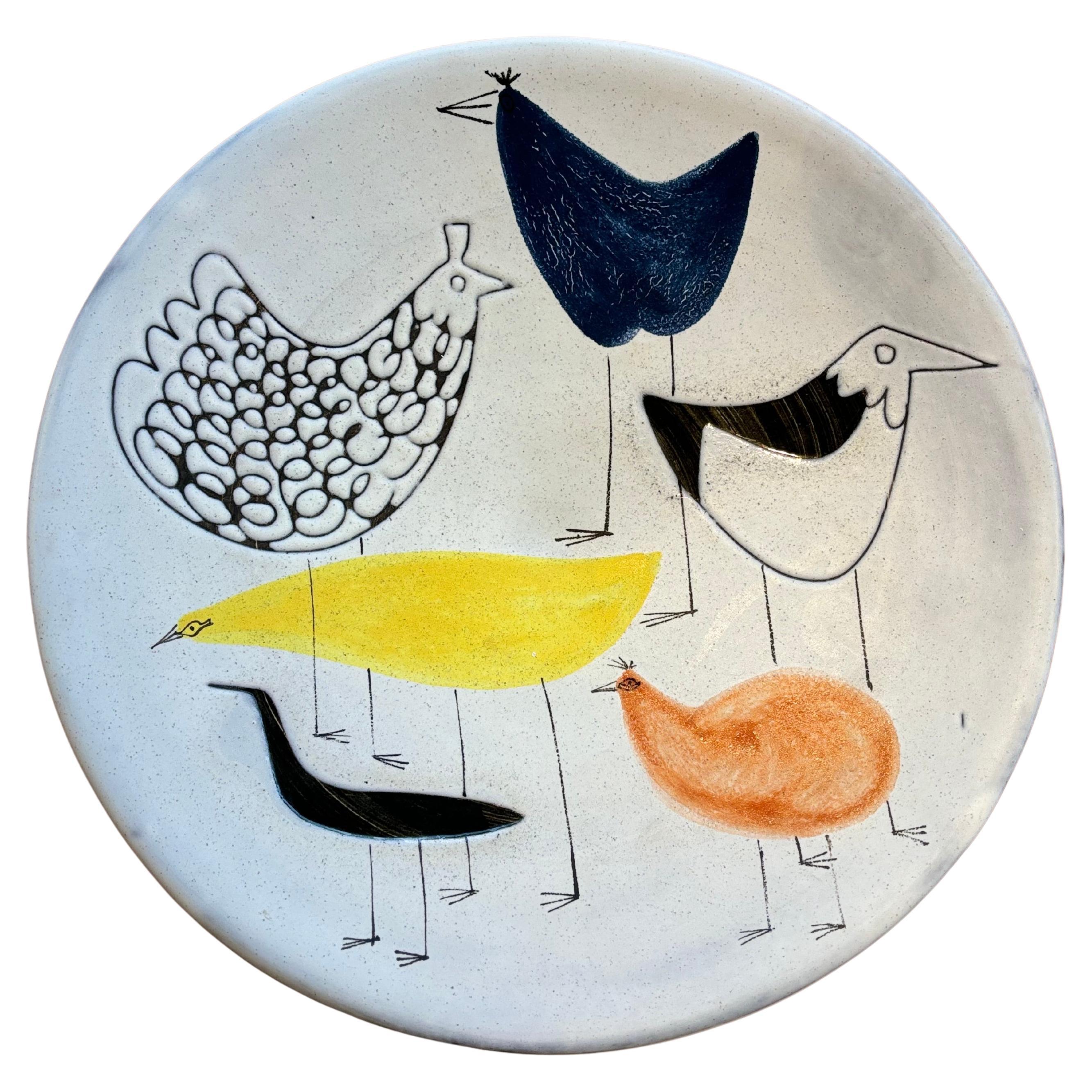 Beautiful plate by Roger Capron
