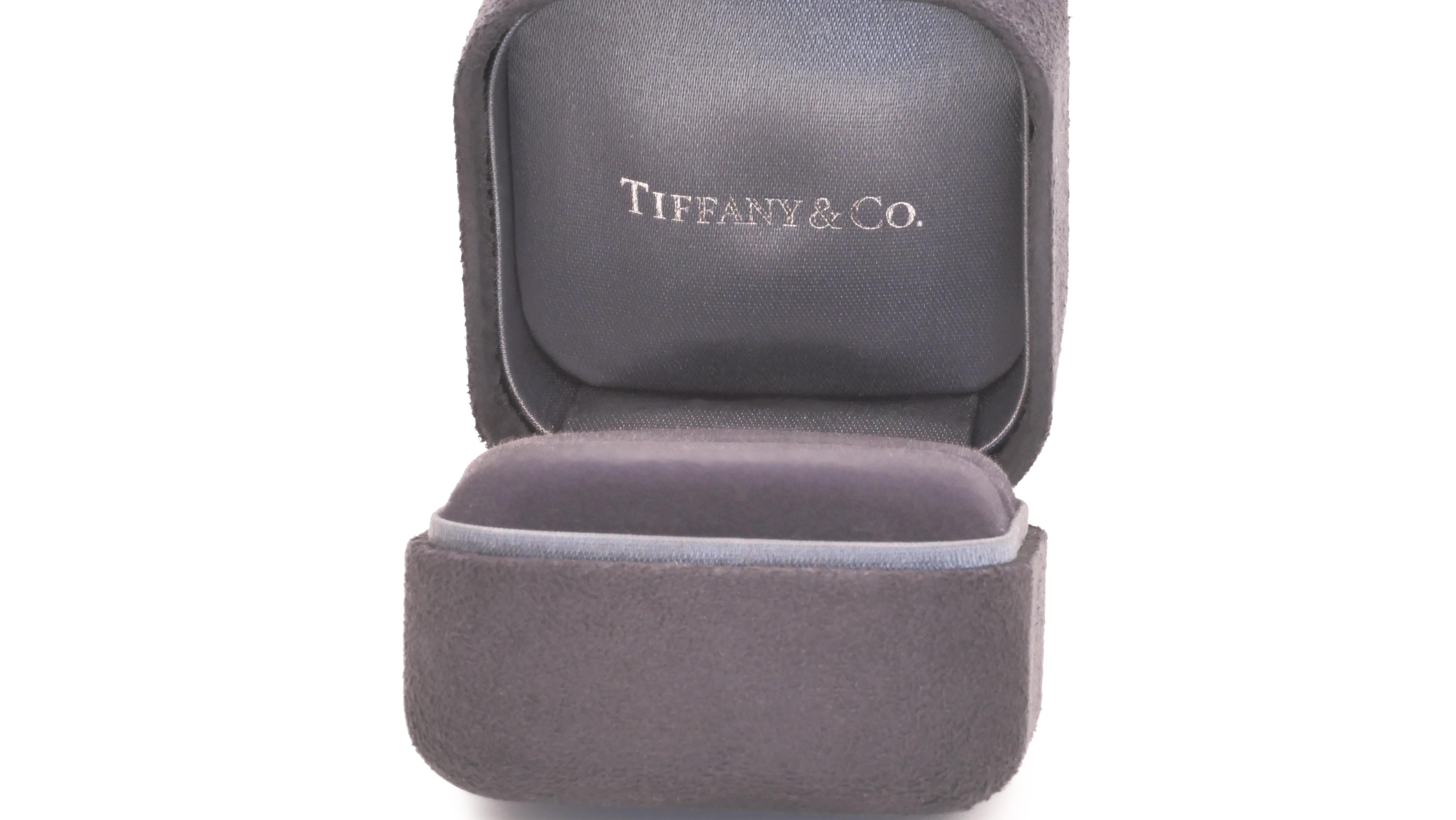 Original Tiffany&Co Certified  Beautiful Platinum Ring 1.15 ct Natural Diamond  4