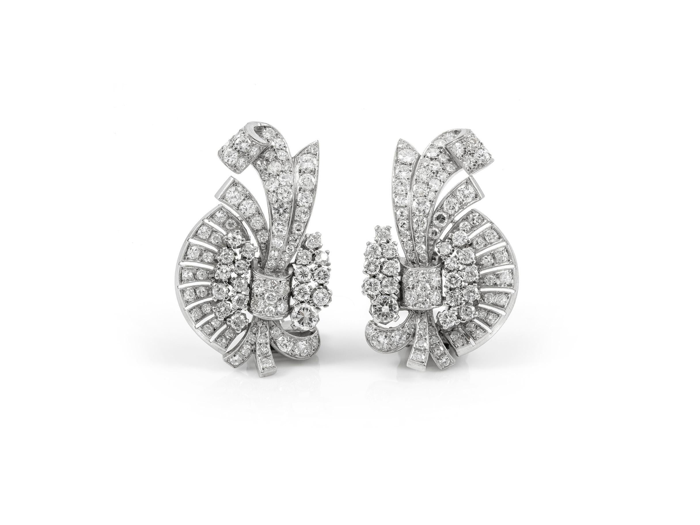 different size diamond earrings