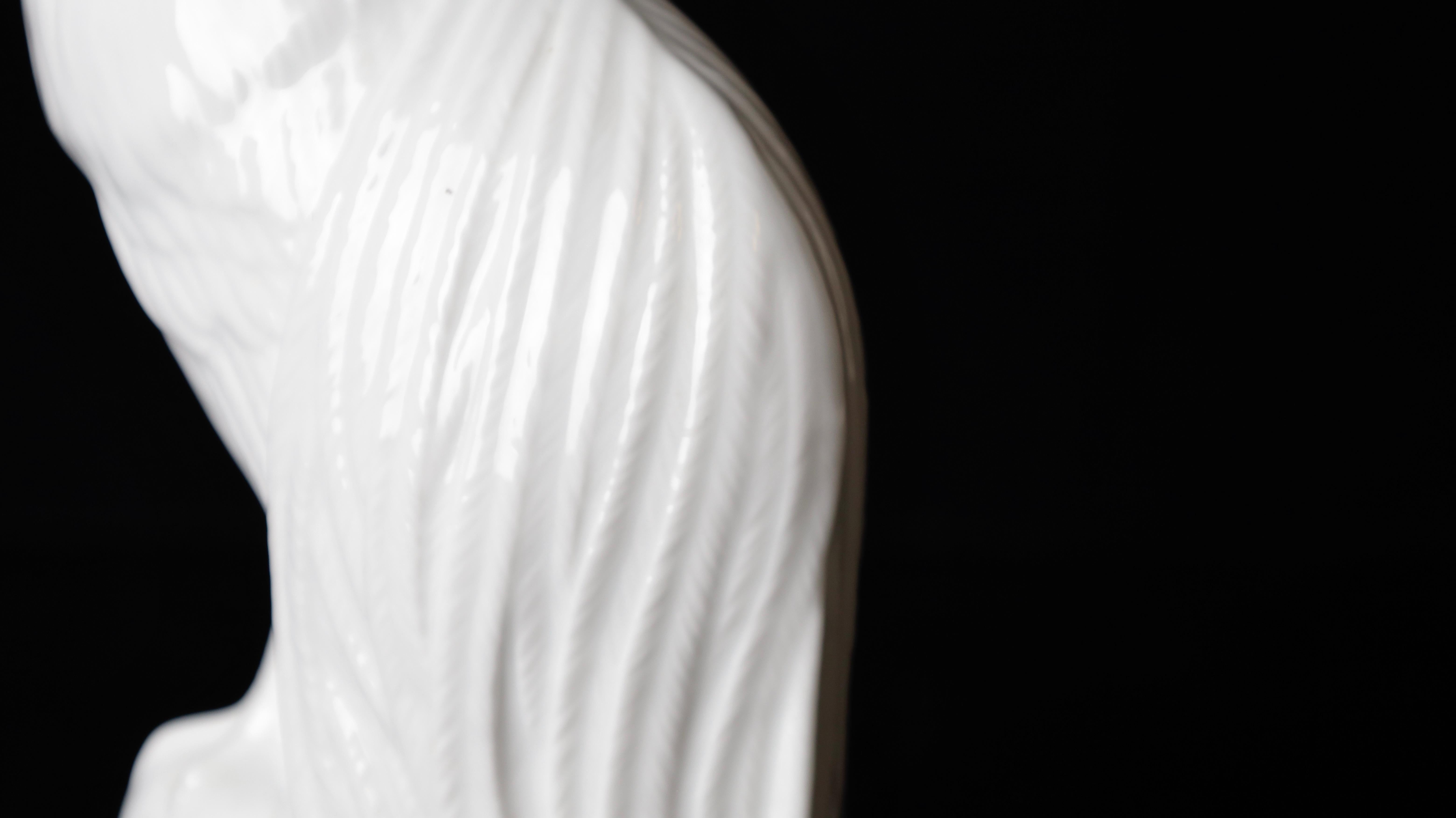 Magnifique objet Okimono en porcelaine avec coq par Shozan en vente 5
