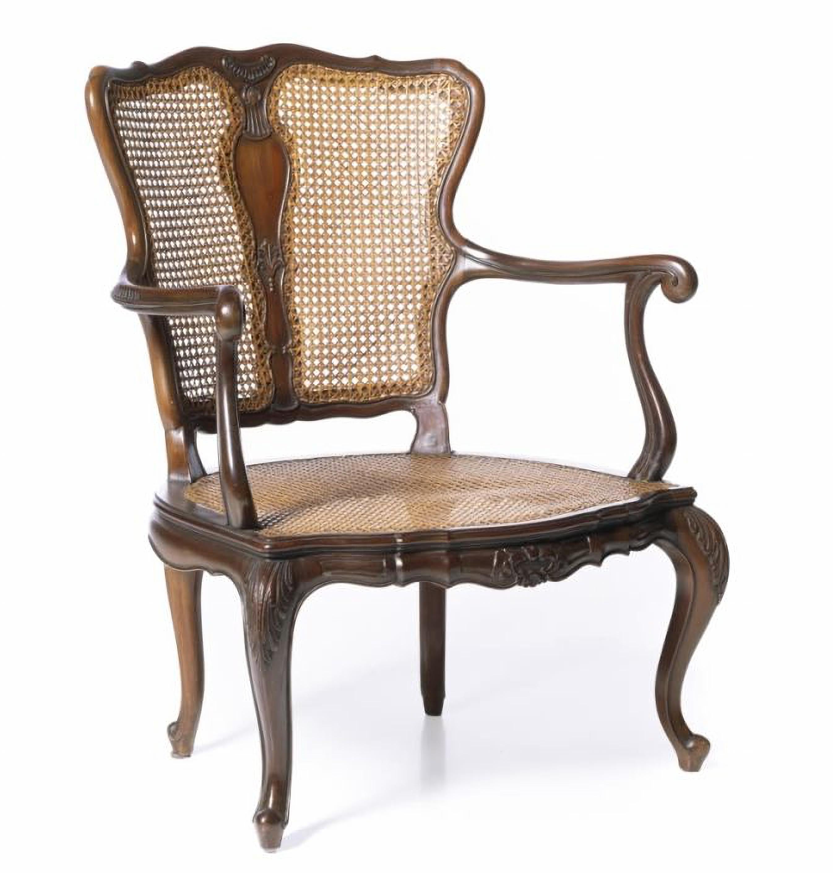 Portuguese BEAUTIFUL PORTUGUESE ARMCHAIR from the 19th century For Sale