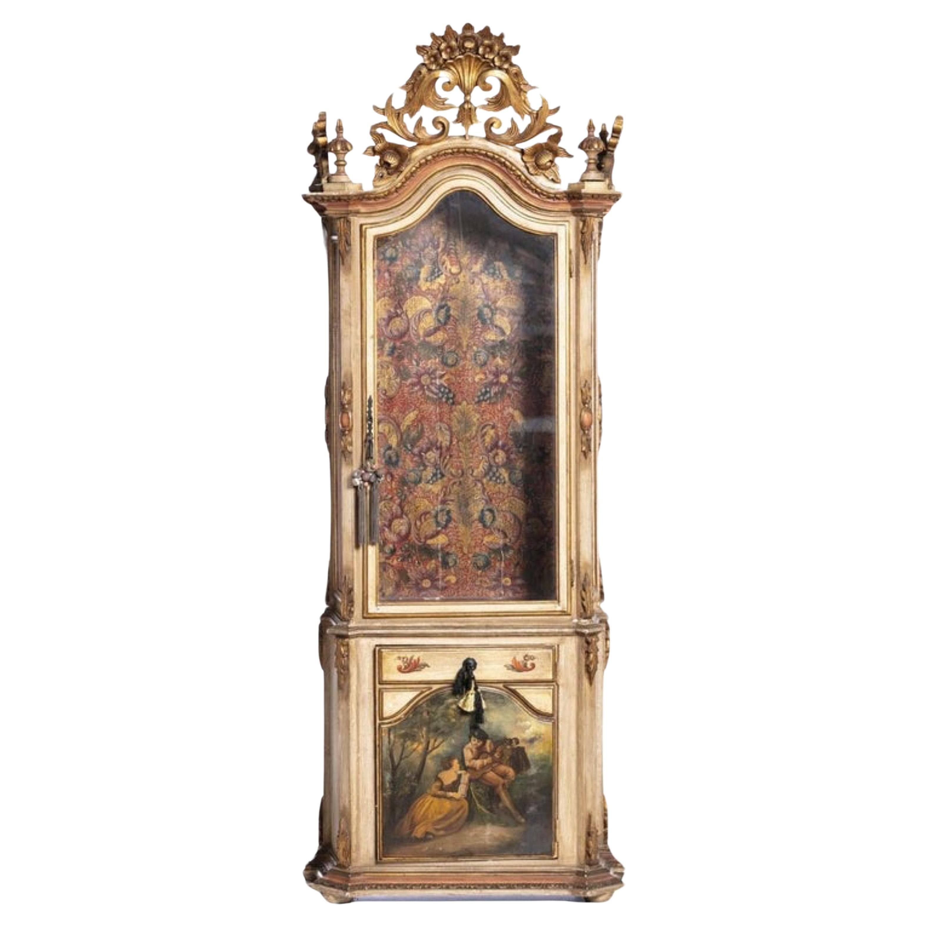 Beautiful Portuguese Oratory 19th Century For Sale