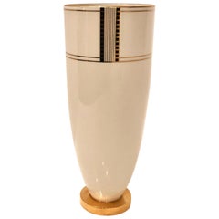 Vintage Beautiful Post Modern Porcelain Tall Vase by Lenox
