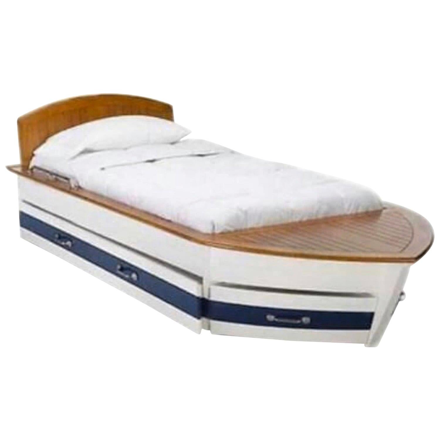 pottery barn boat bed