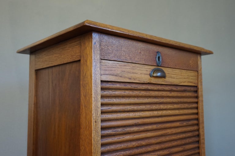 Beautiful and Practical Dutch Art Deco Filing with Roller Door