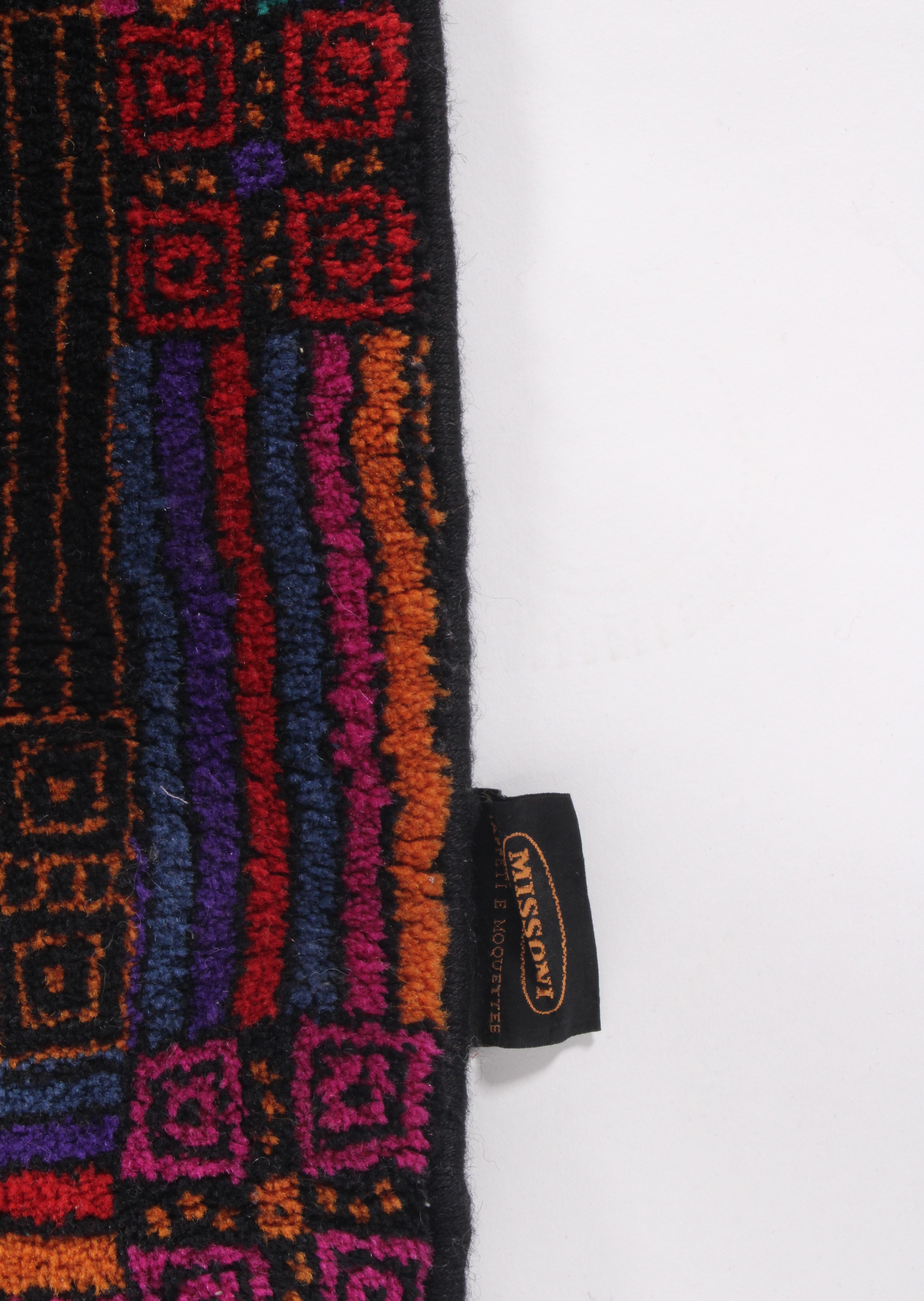 Hand-Woven Beautiful Pure Wool Missoni Rug * FREE WORLDWIDE SHIPPING