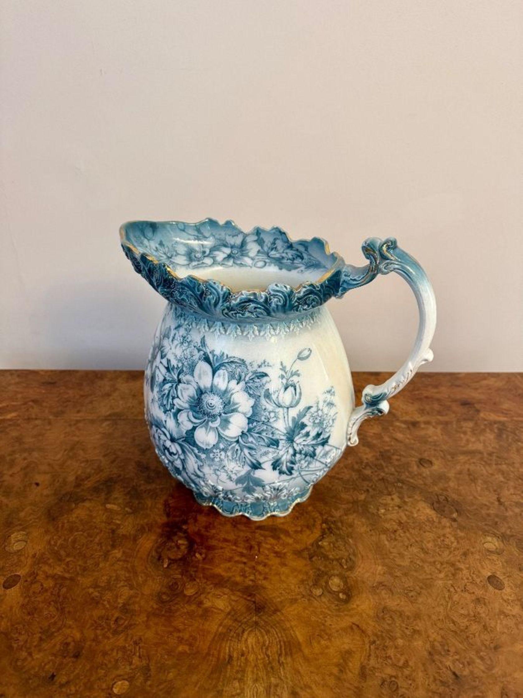 Schöne Qualität antike Edwardian Krug und Schüssel Set im Zustand „Gut“ im Angebot in Ipswich, GB
