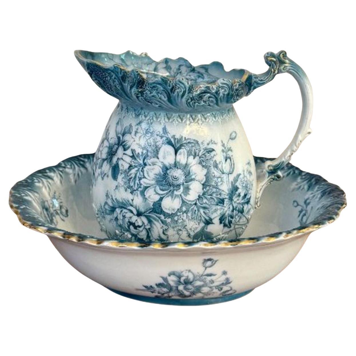 Ensemble de jarres et de bols anciens de belle qualité de l'époque édouardienne