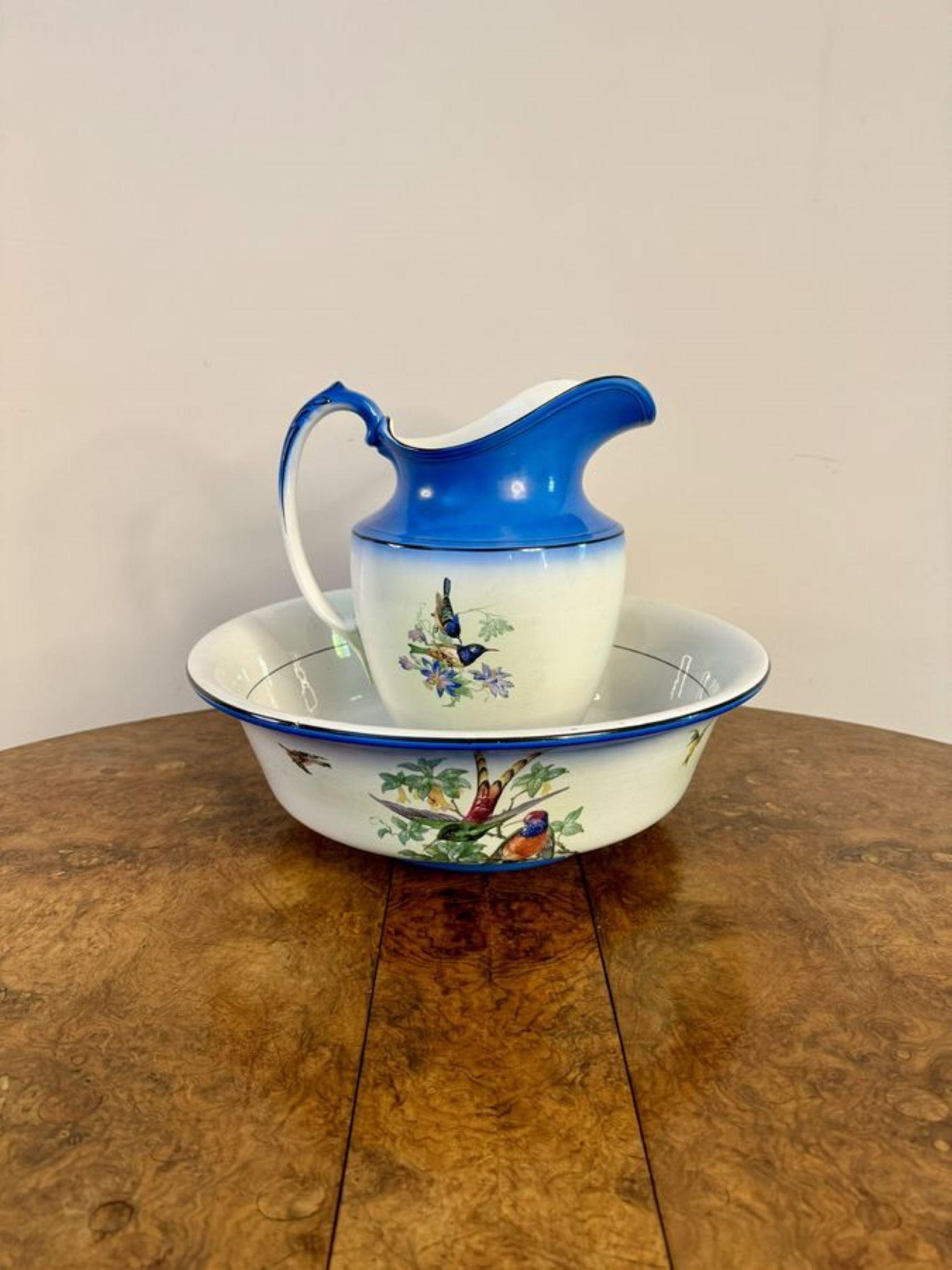 Beautiful quality antique Victorian bathroom set For Sale 4