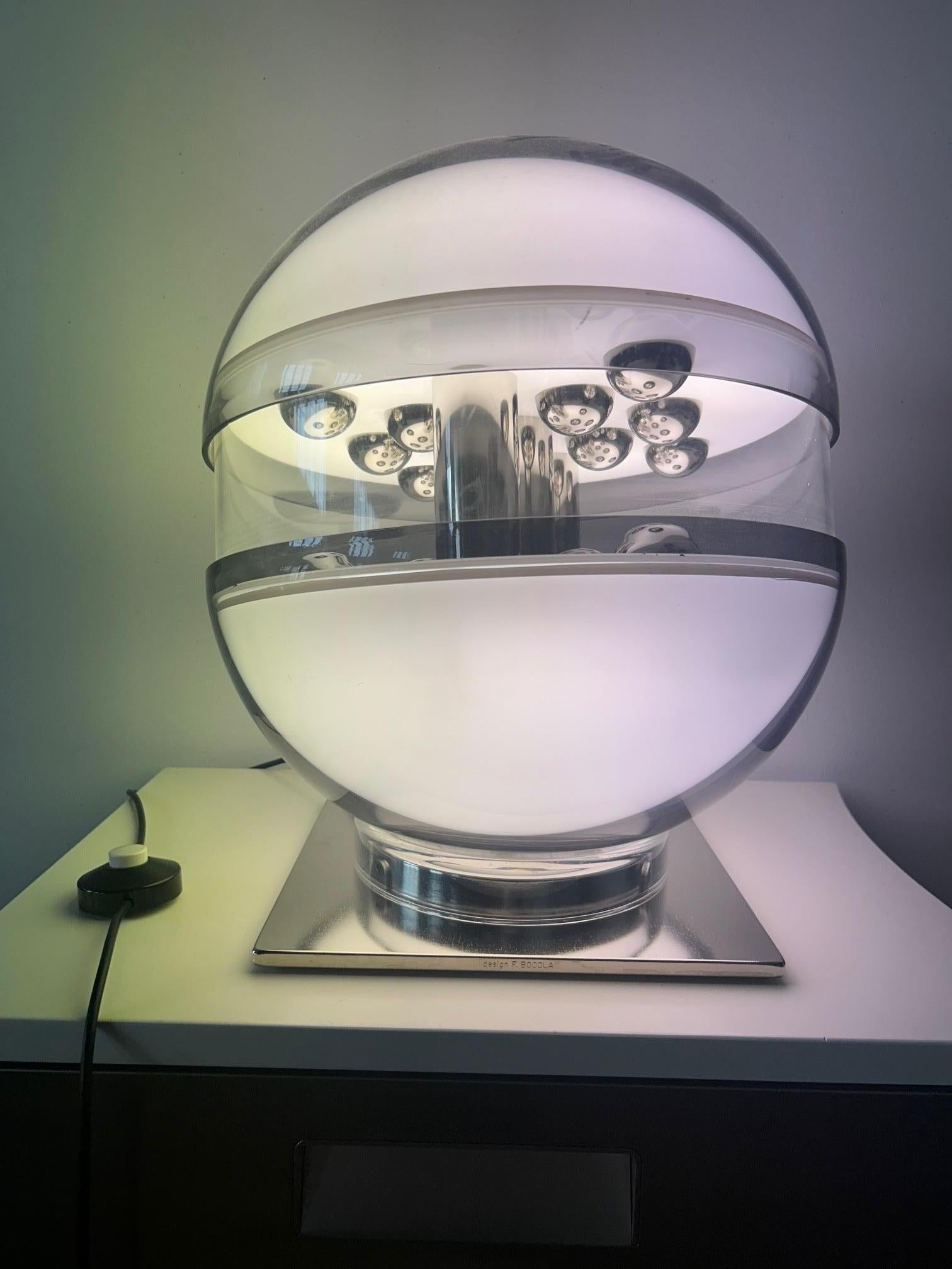 Beautiful 'Quasar' Light Sculpture by Francesco Bocola for Stilnovo, Italy, 1970 in vendita 8
