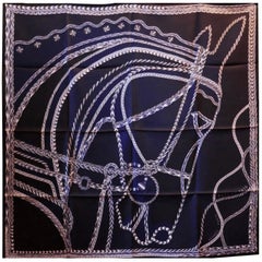 Beautiful Rare 2018 Hermes Silk Scarf “ Robe du Soir” by Florence Manklin
