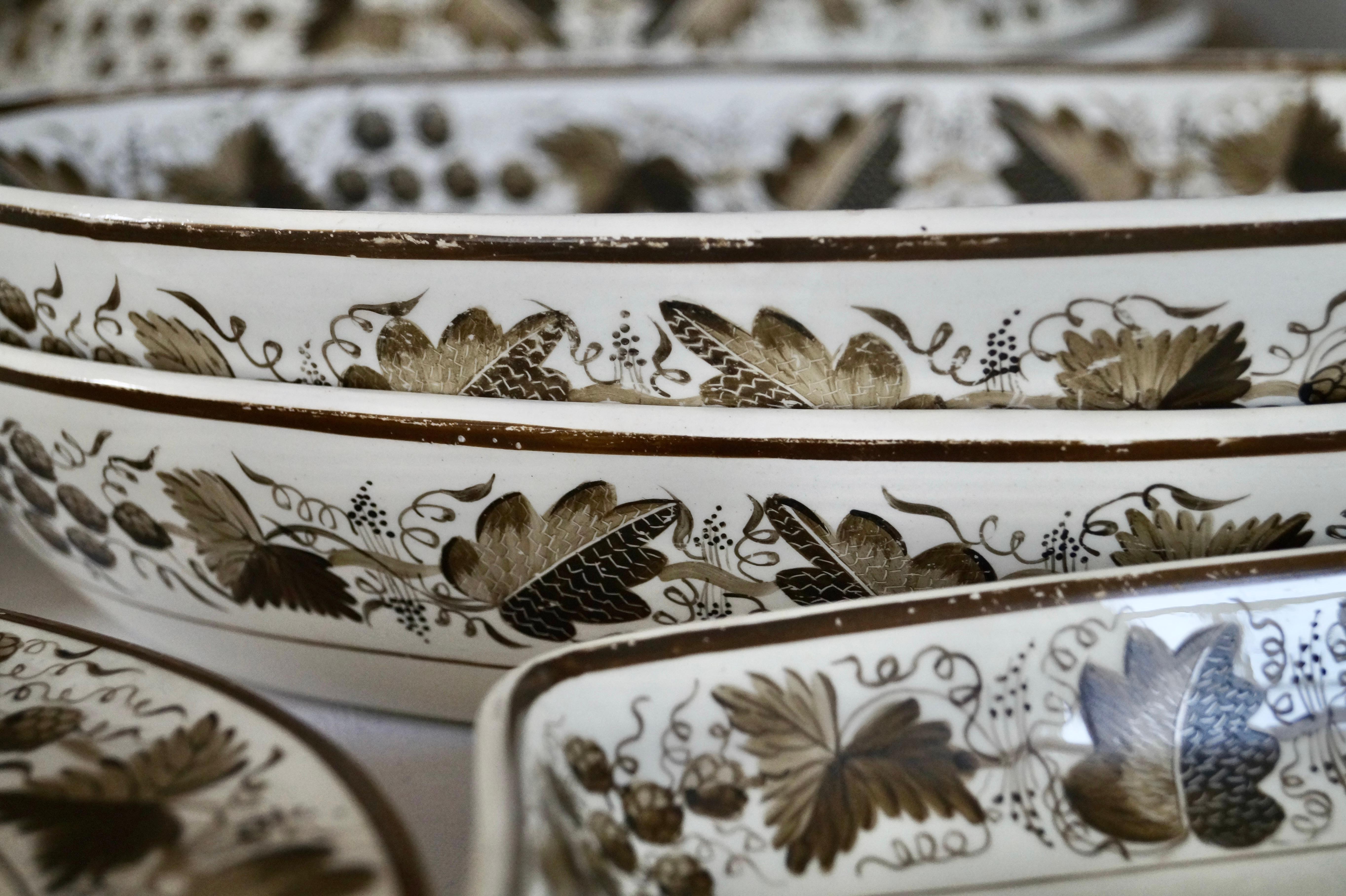Anglais Magnifique et rare pièce de vaisselle ancienne Copeland Spode Creamware, datant d'environ 1800 en vente