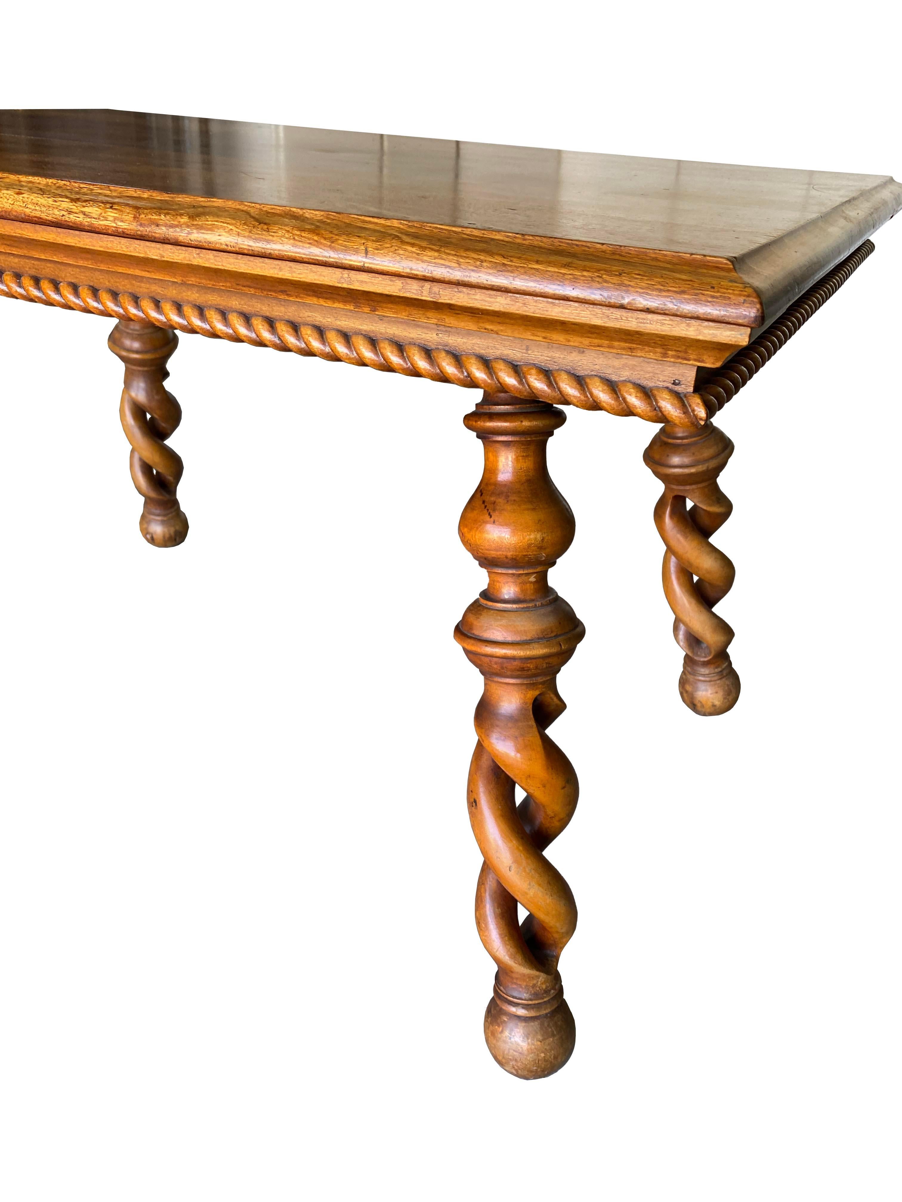 Beautiful Rare Antique Louis XIII Table by the Merklen Brothers In Good Condition For Sale In Scottsdale, AZ