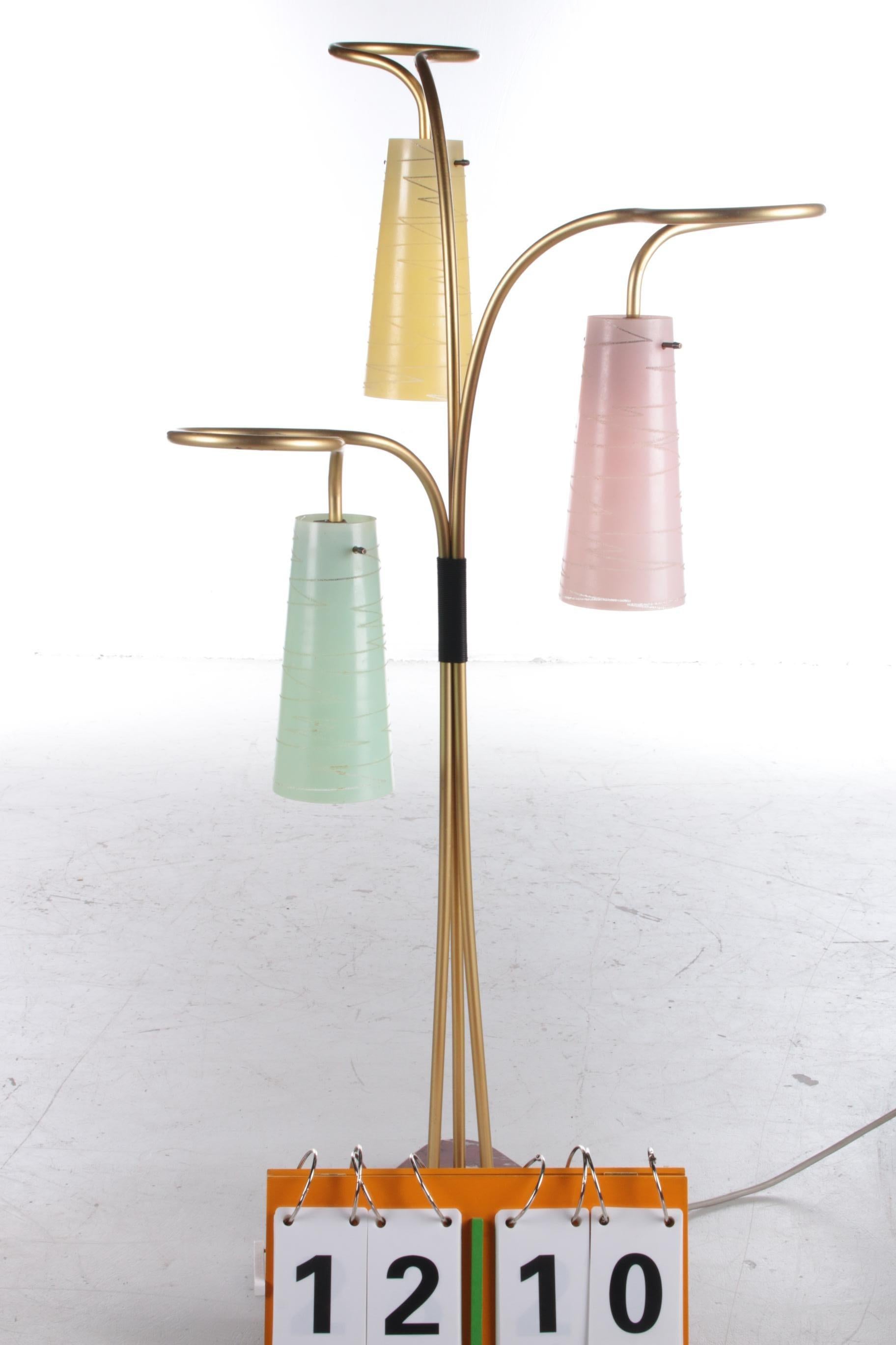 Mid-Century Modern Beautiful Rare Floor Lamp From the Old DDR, 1950