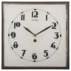 Beautiful, Rare Large Bauhaus Wall Clock