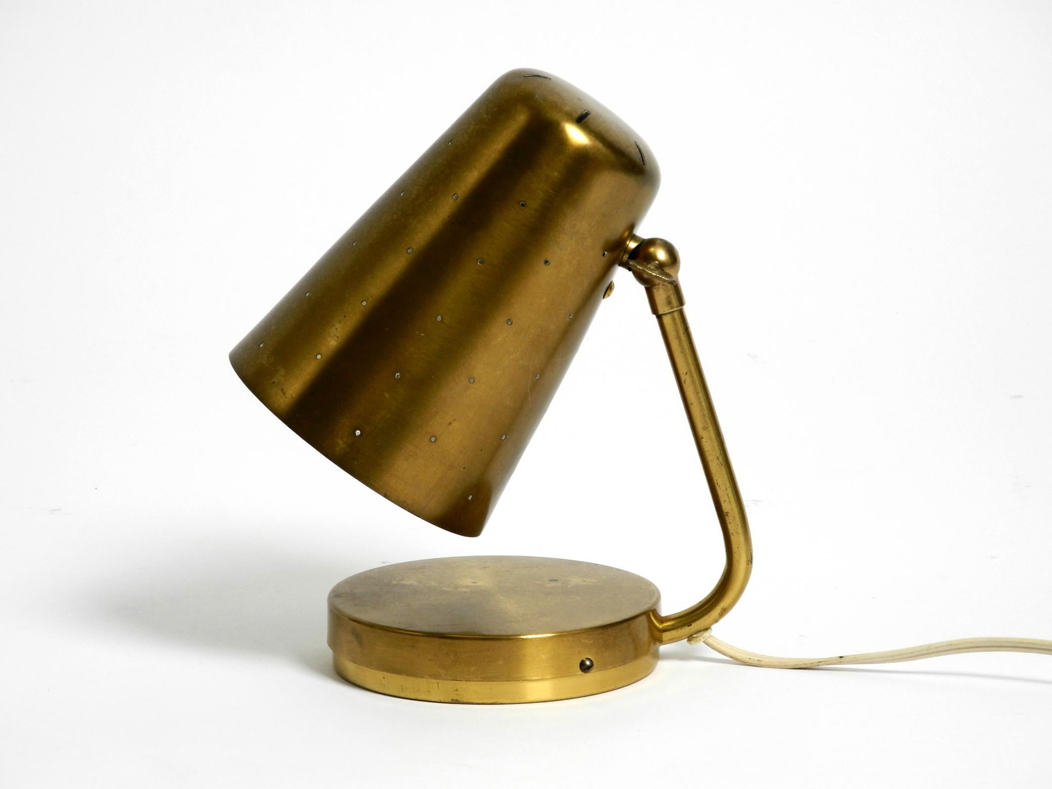 Beautiful rare Mid Century Modern brass table lamp  For Sale 6