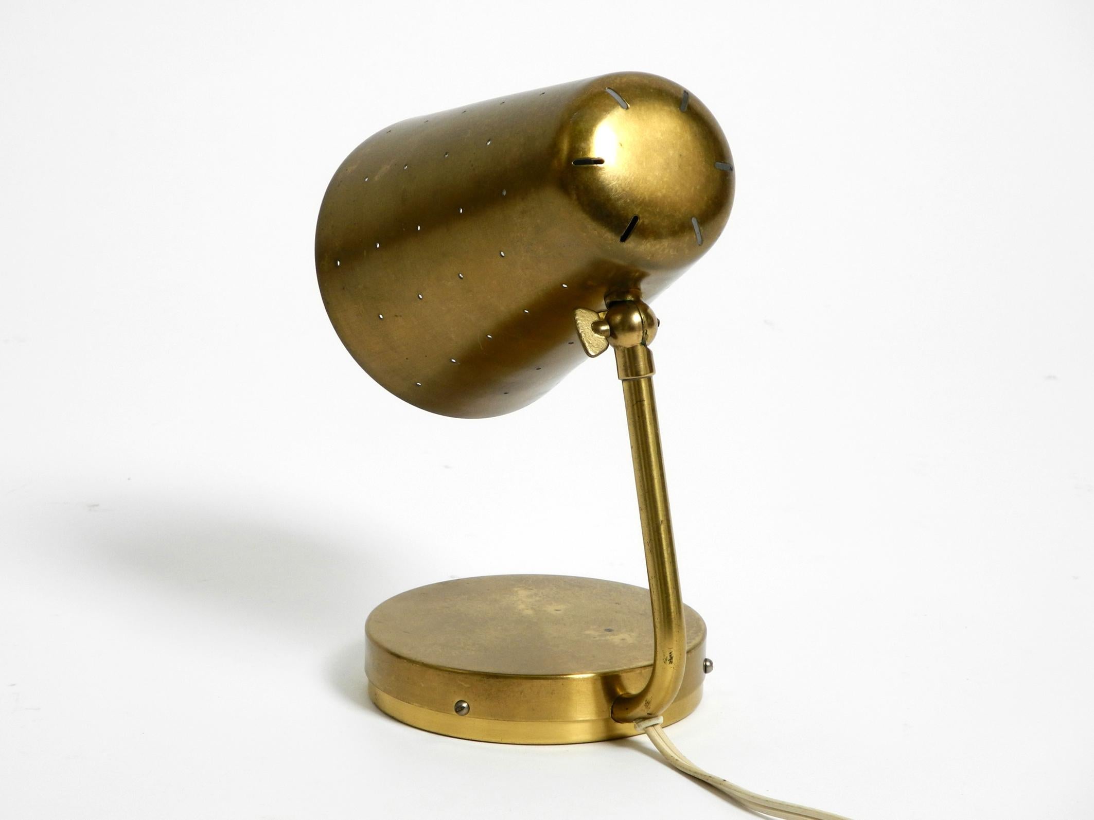 Mid-Century Modern Beautiful rare Mid Century Modern brass table lamp  For Sale