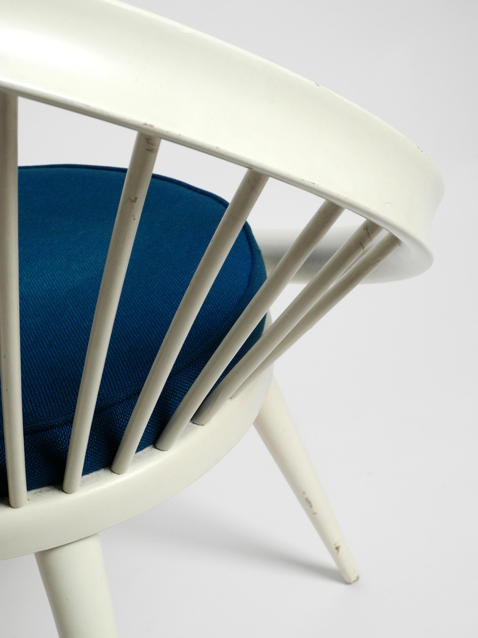 Preciosa y rara silla circular original de Yngve Ekström de los años 50 para Swedese en venta 4