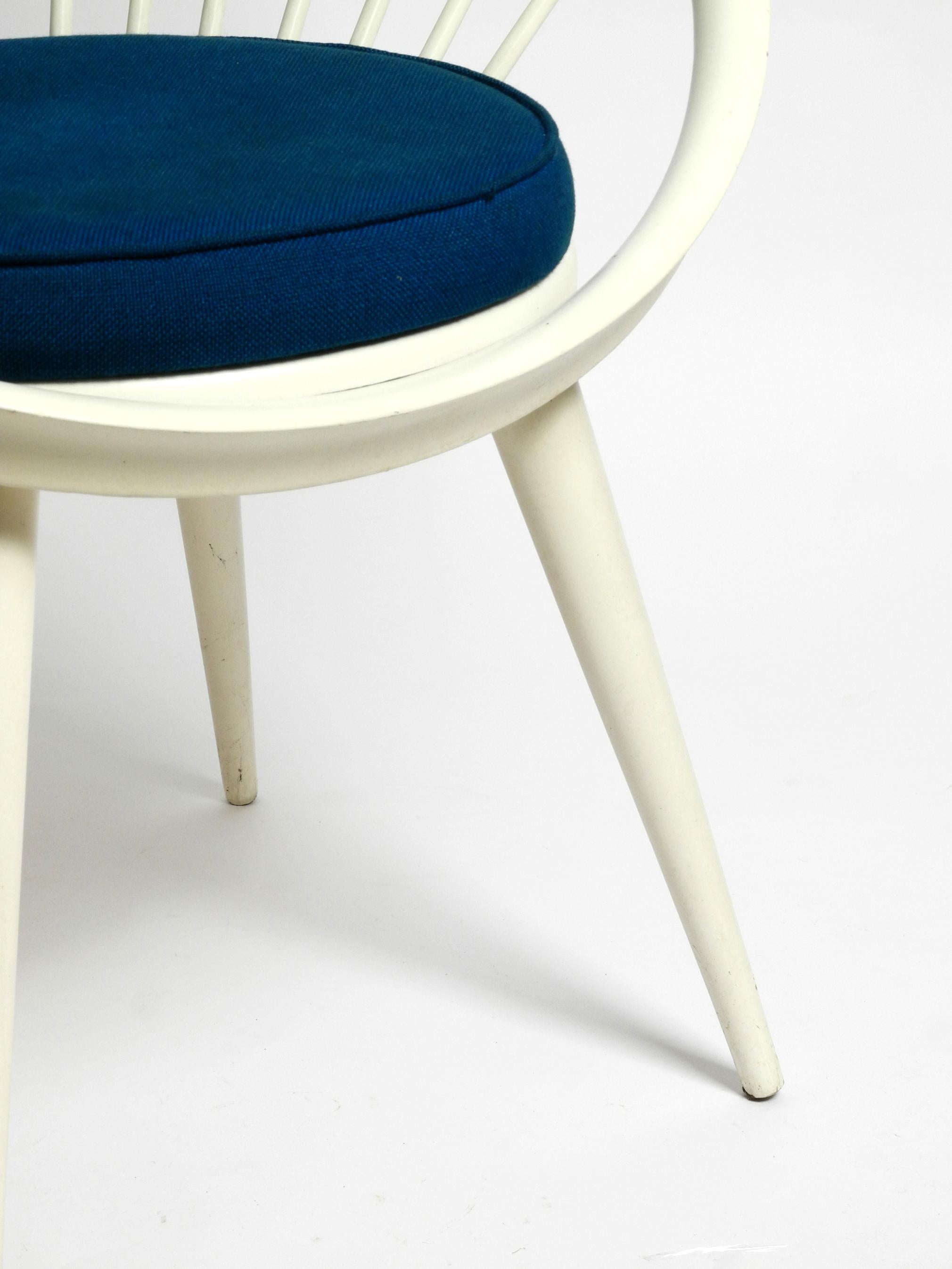 Schöner seltener originaler 1950er Jahre Yngve Ekström Circle Chair für Swedese  im Angebot 6