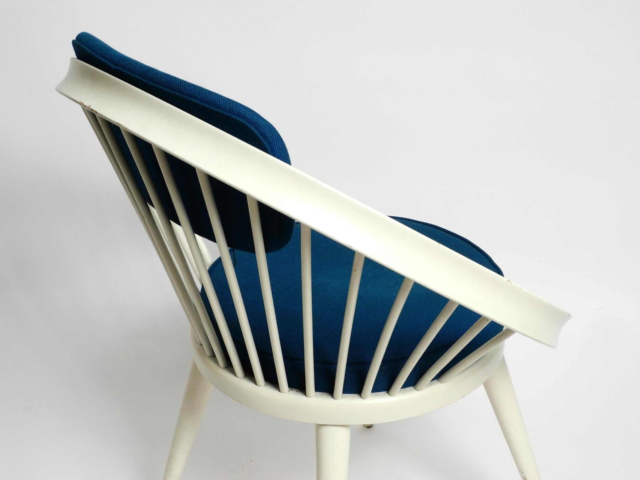 Schöner seltener originaler 1950er Jahre Yngve Ekström Circle Chair für Swedese  im Angebot 9
