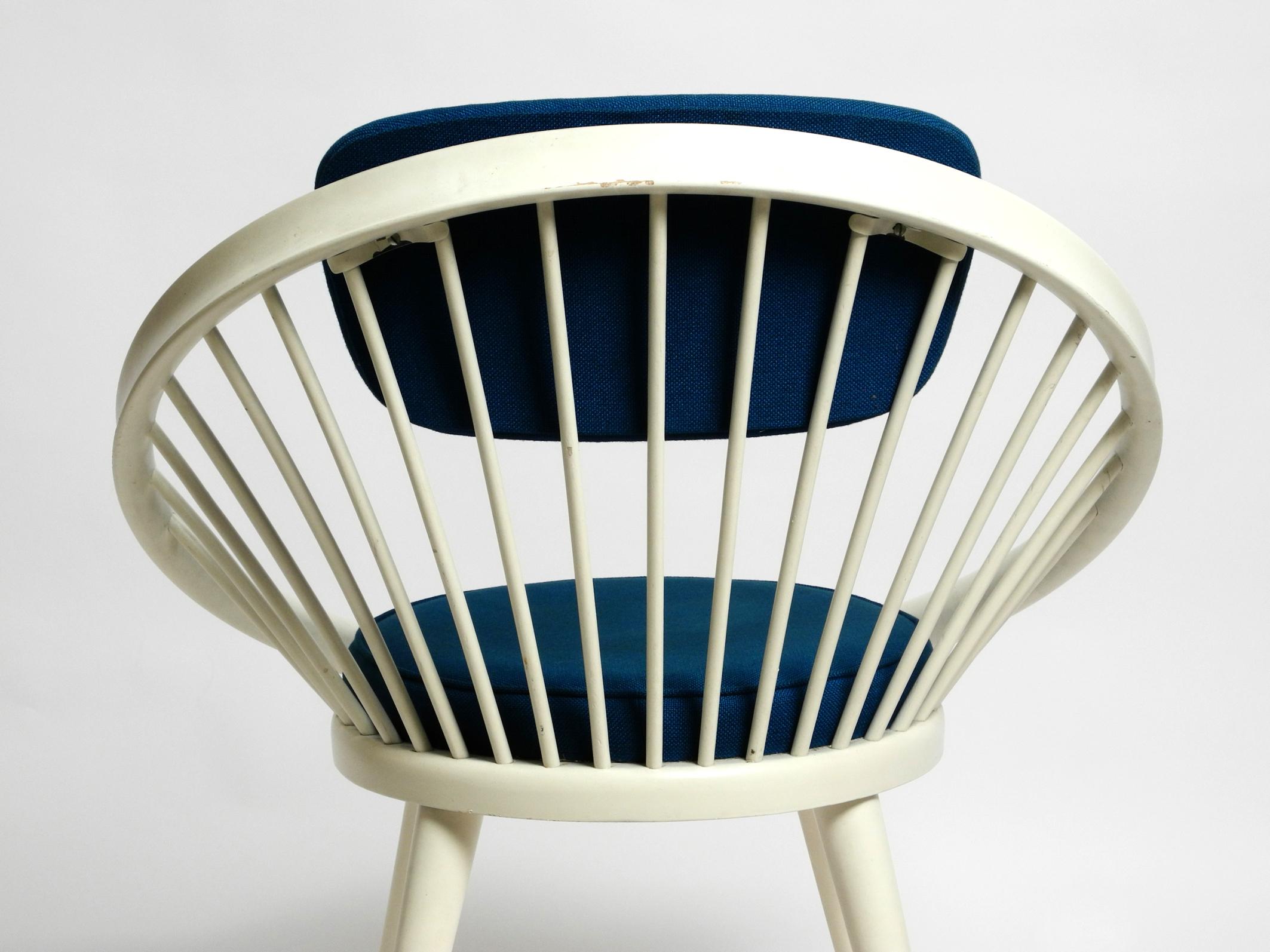 Schöner seltener originaler 1950er Jahre Yngve Ekström Circle Chair für Swedese  im Angebot 10