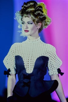 Beautiful Rare Thierry Mugler SS 1992 Runway Corset Top