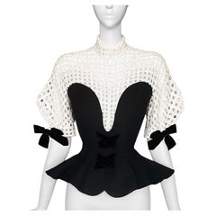 Beautiful Rare Thierry Mugler SS 1992 Runway Corset Top