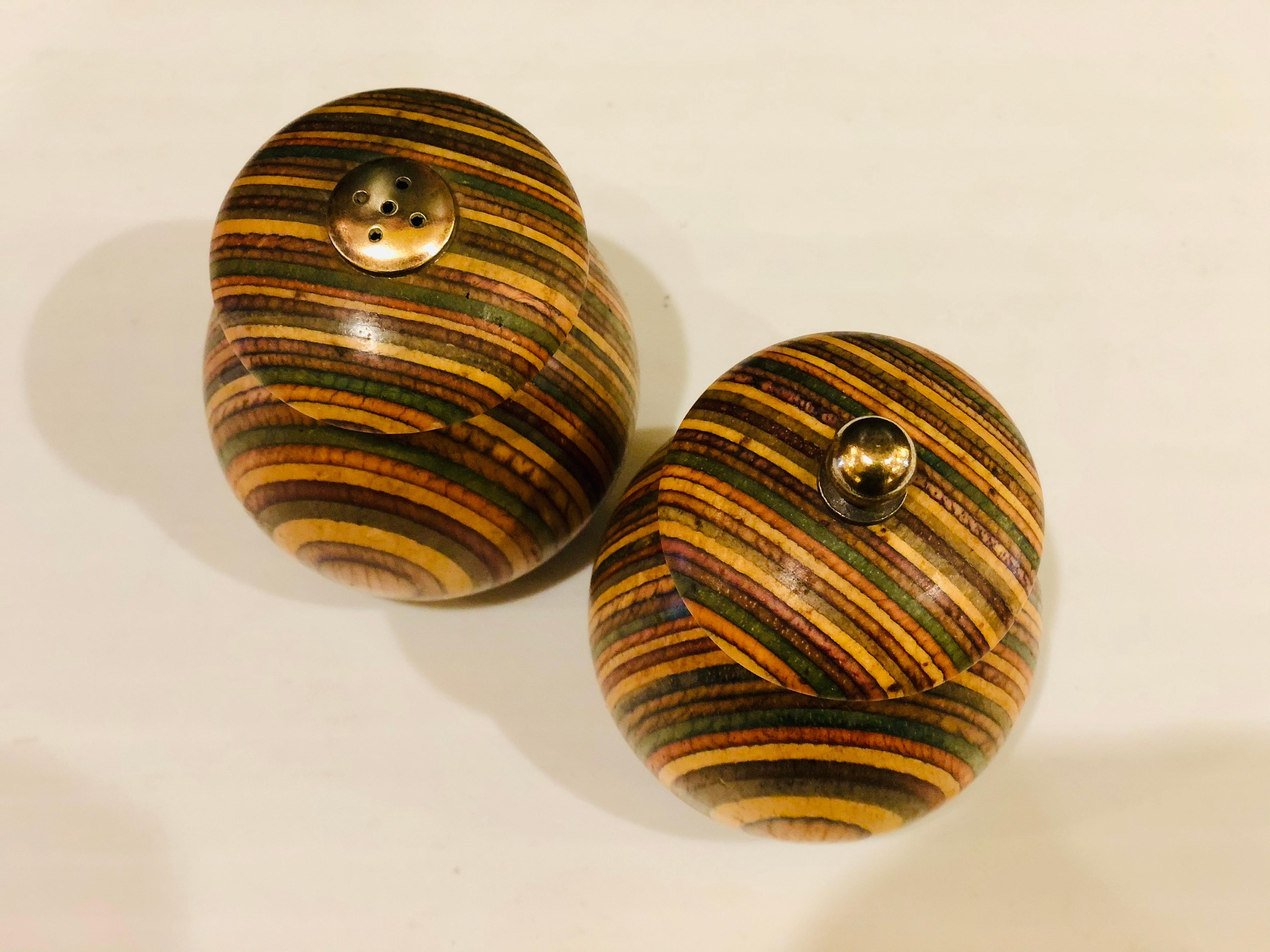 zebra salt and pepper shakers
