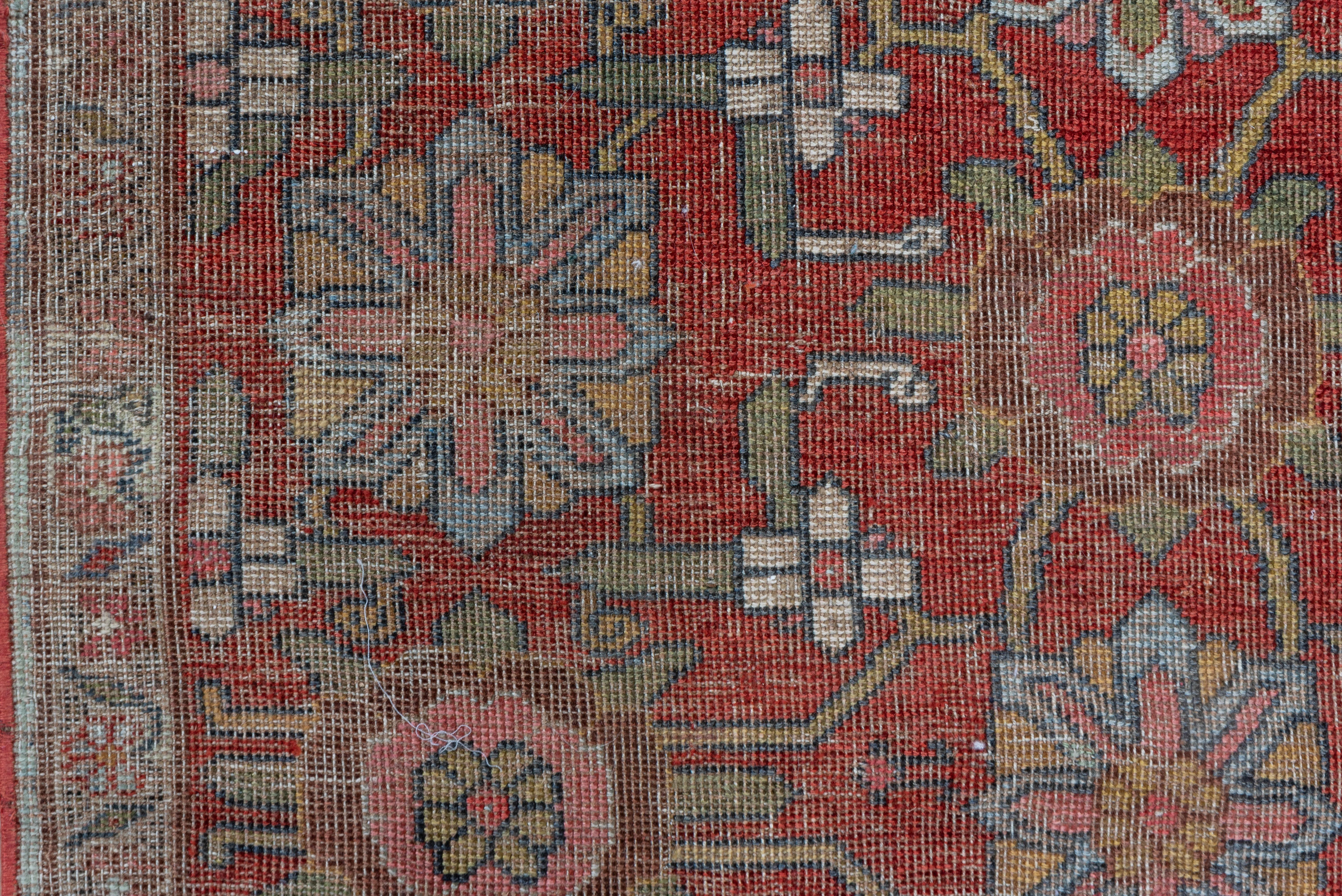 Early 20th Century Beautiful Red Persian Bidjar Runner, Red Field, Lightly Worn, circa 1900s For Sale