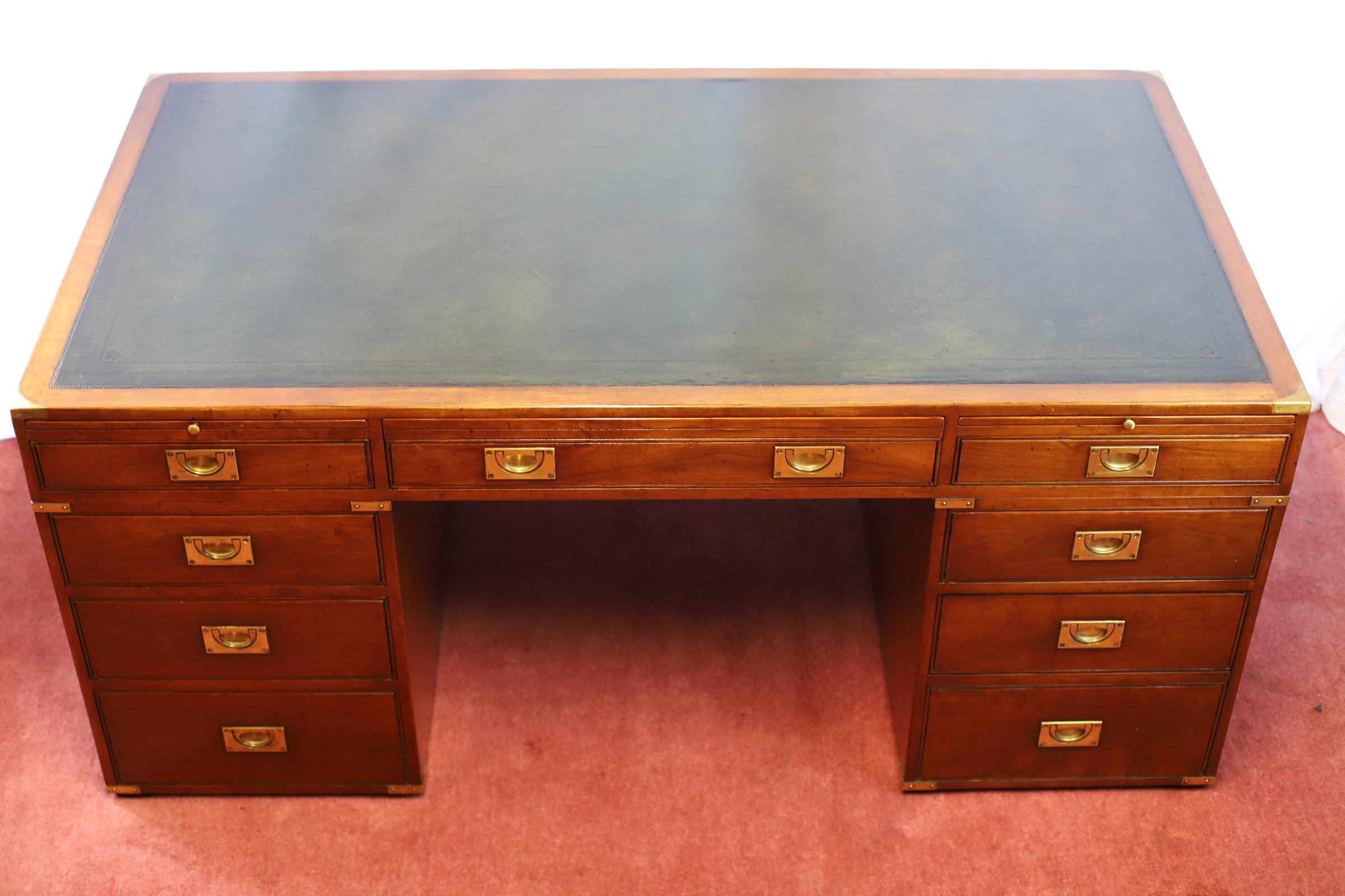 Campaign Beautiful R.E.H. Kennedy mahogany military partners desk