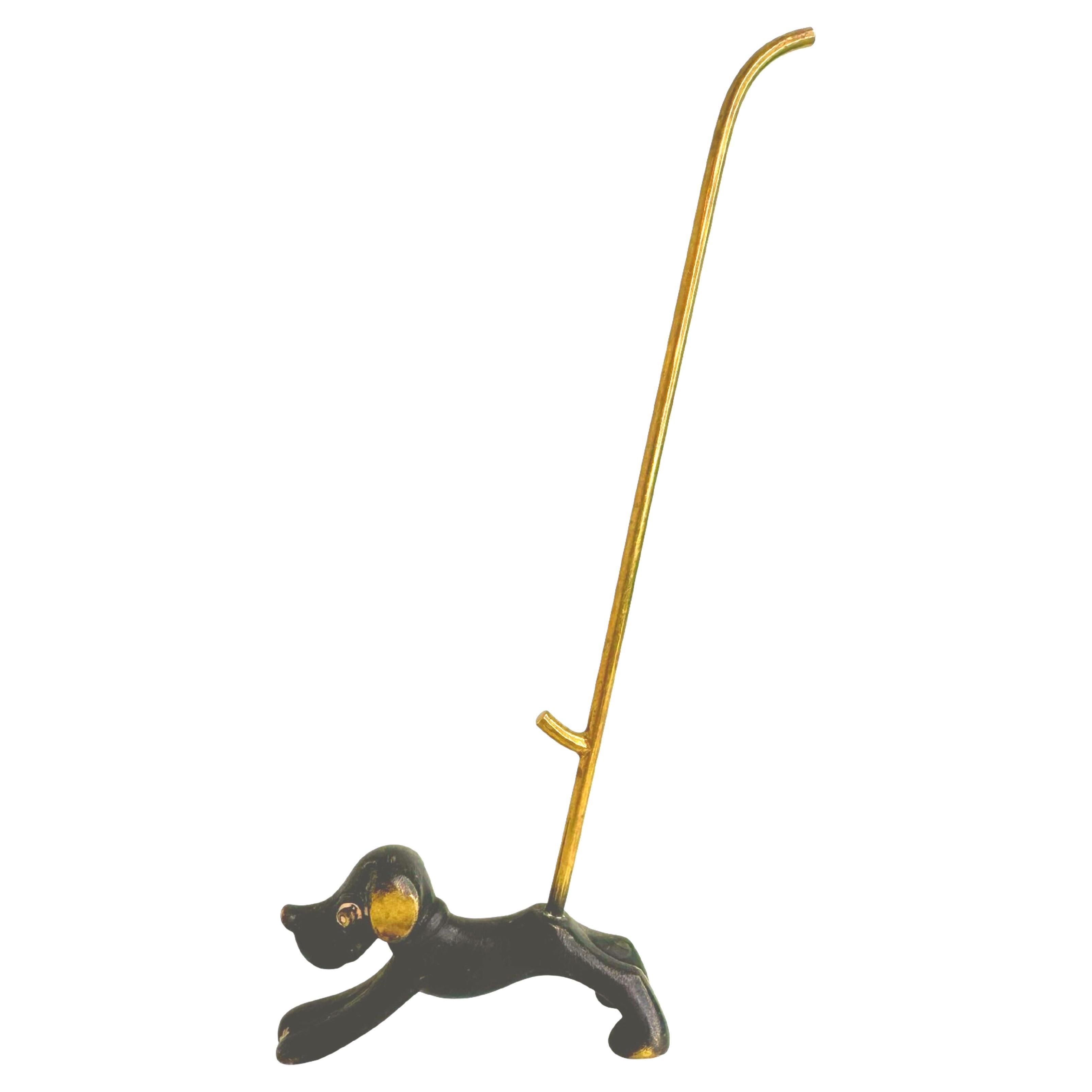 Beautiful Richard Rohac Austrian Bronze Beagle Dog Ring Stand