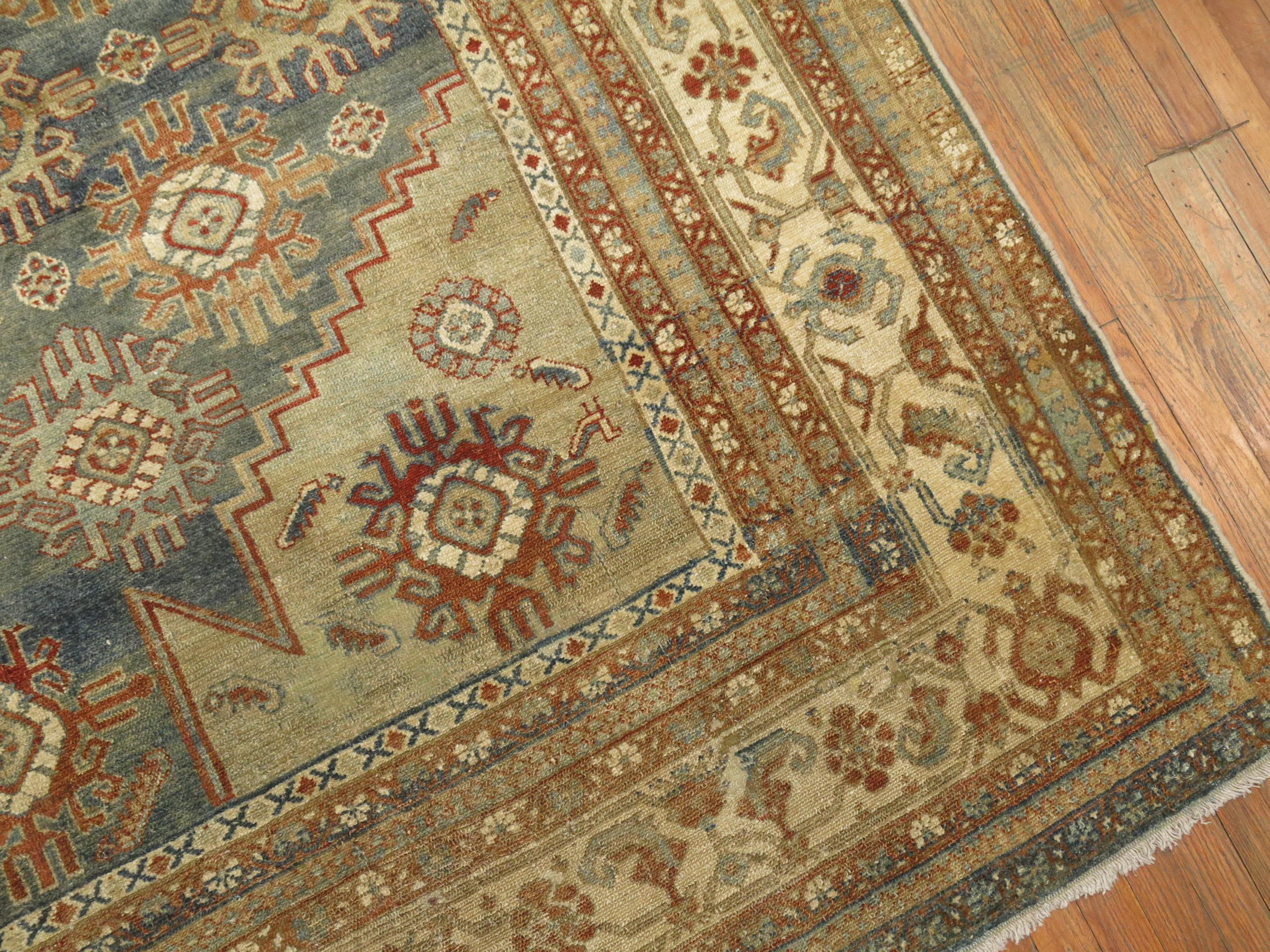 Beautiful Room Size Persian Malayer Rug For Sale 4