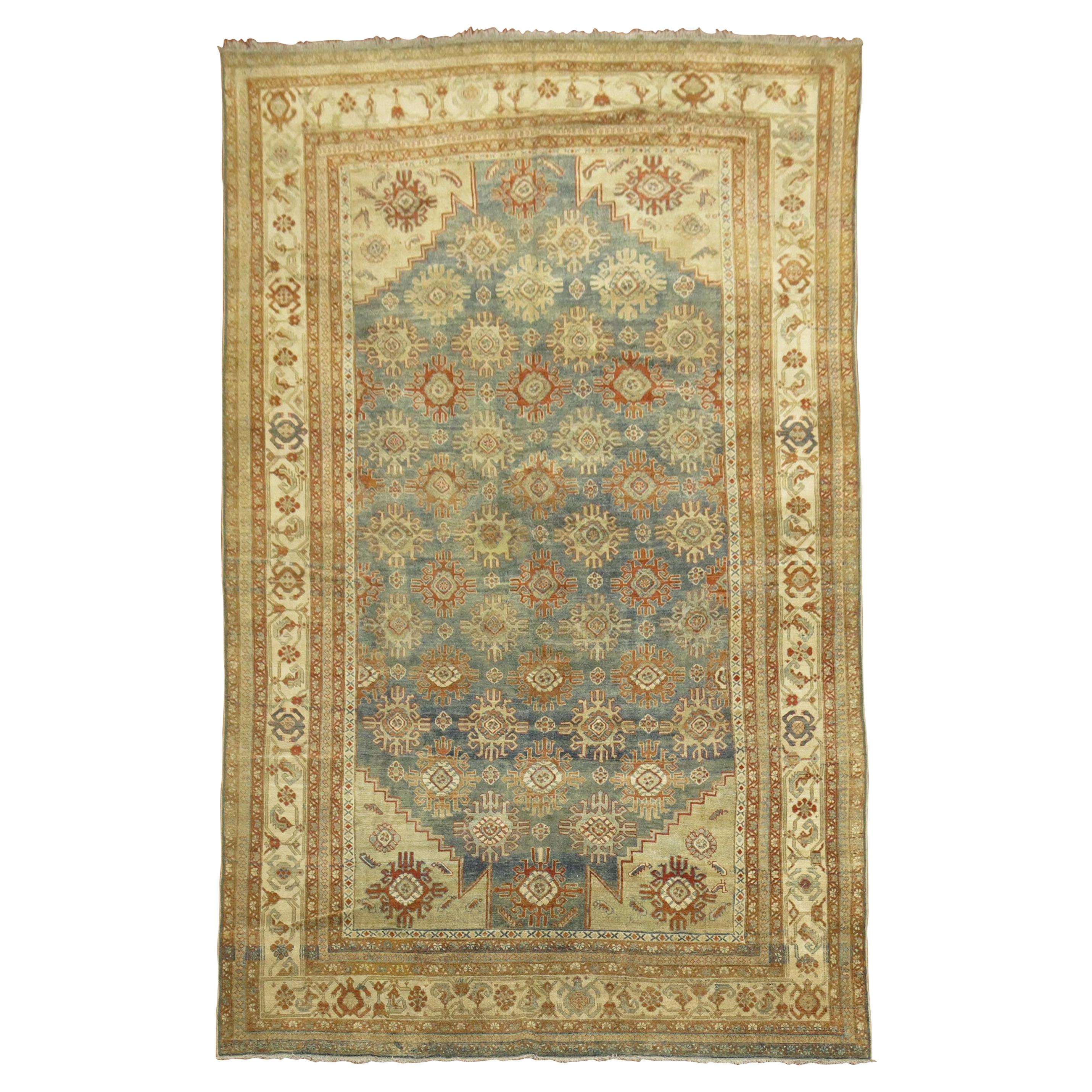 Preciosa Alfombra Persa Malayer Tamaño Habitación