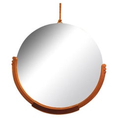 Beautiful round Art Deco mirror