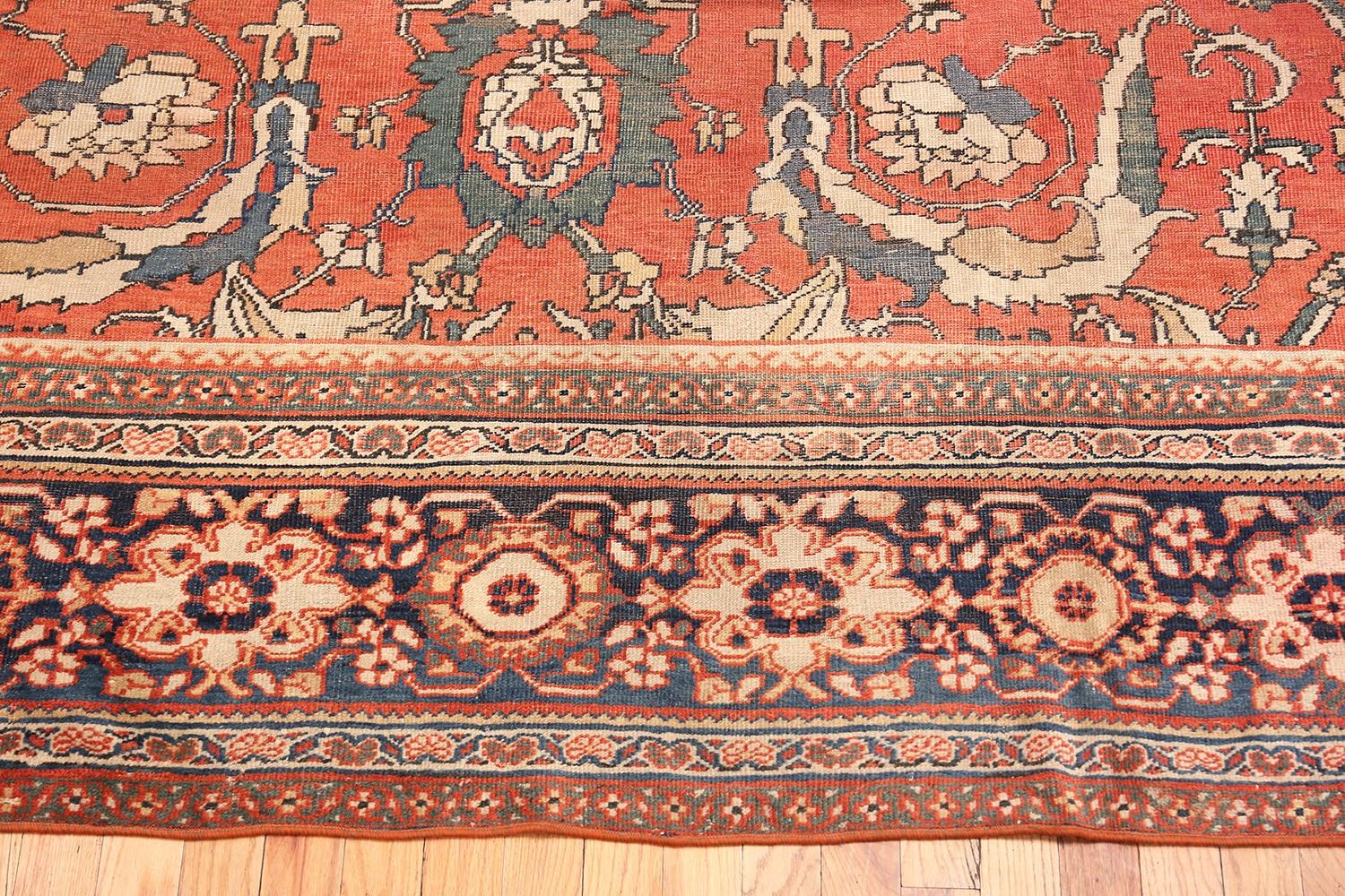 Antique Sultanabad Persian Rug. Size: 11' 10