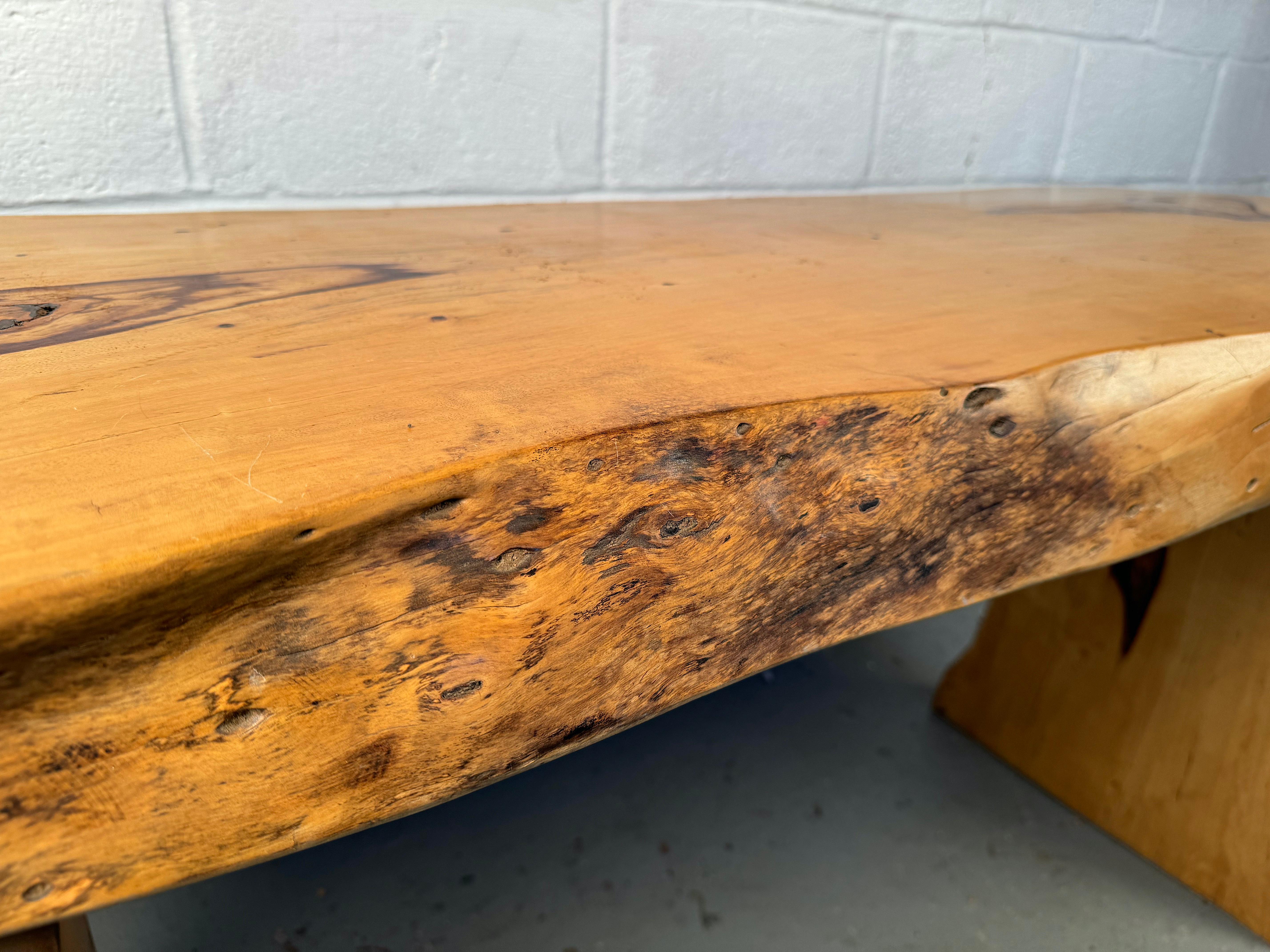 Beautiful Rustic Live Edge Console Table For Sale 5