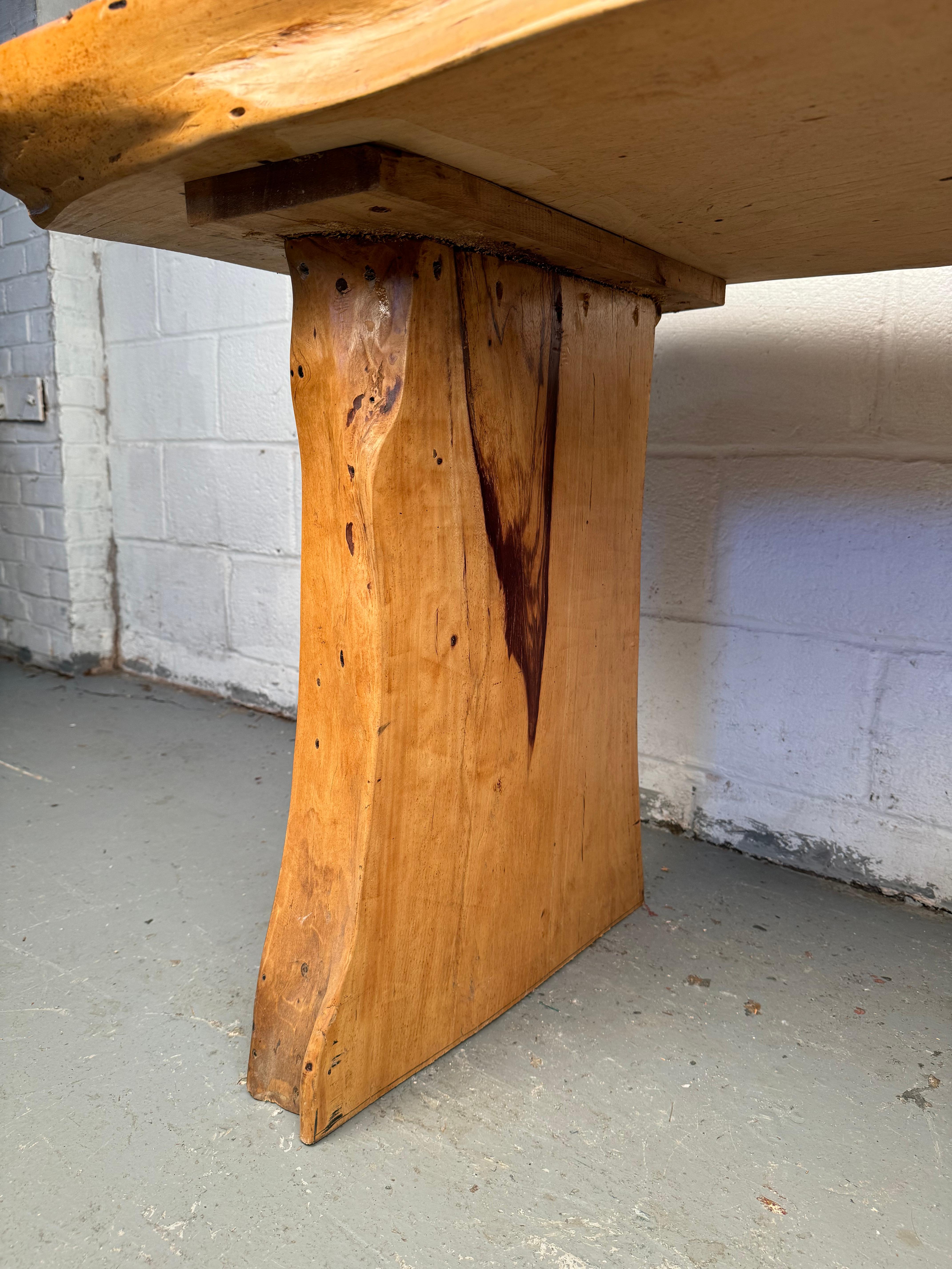 Beautiful Rustic Live Edge Console Table For Sale 7