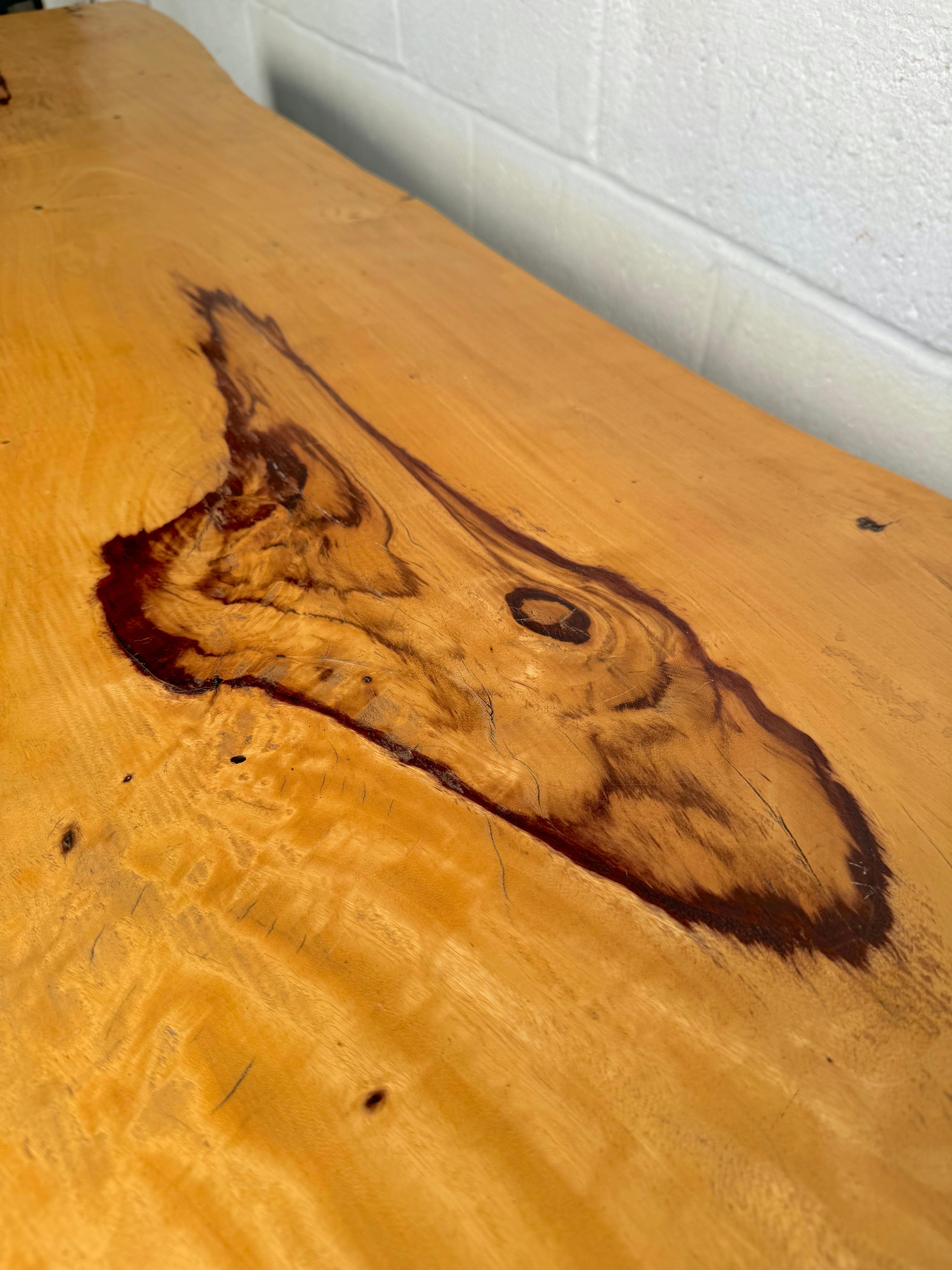 Beautiful Rustic Live Edge Console Table For Sale 1
