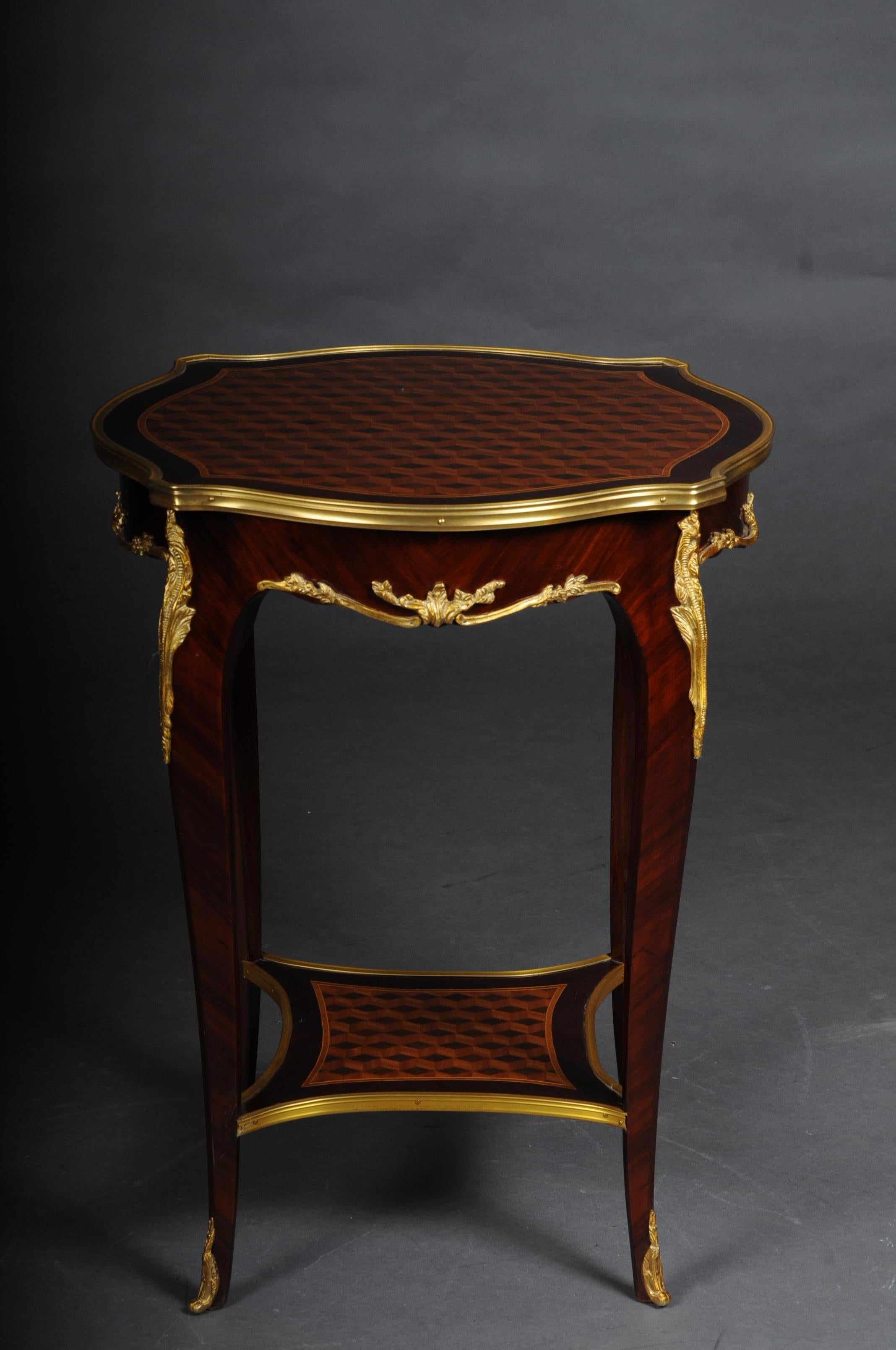 Beautiful Salon Side Table in Louis XV after F. Linke In Good Condition In Berlin, DE