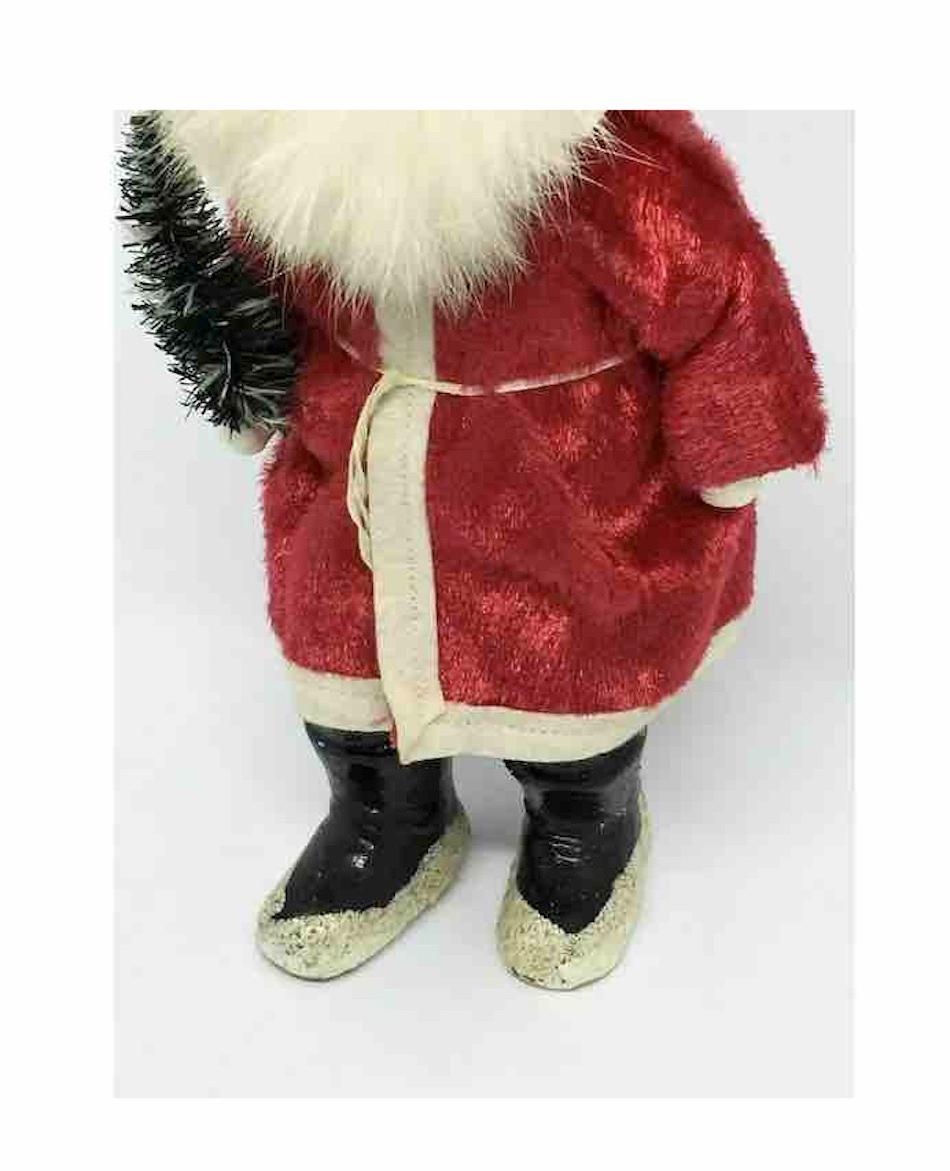 Beautiful Santa Claus Figure Vintage German Christmas 3