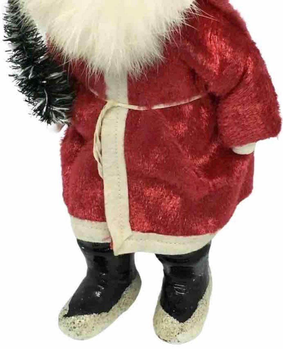 Beautiful Santa Claus Figure Vintage German Christmas 4