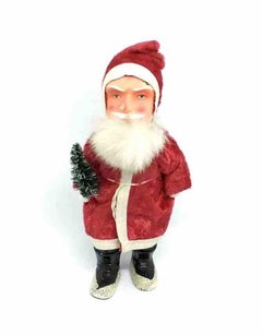 Beautiful Santa Claus Figure Vintage German Christmas