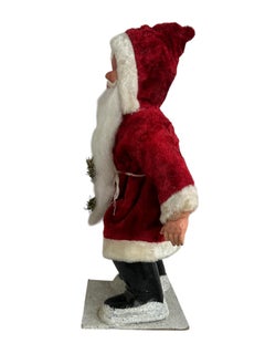 Beautiful Santa Claus Figure Vintage German Christmas