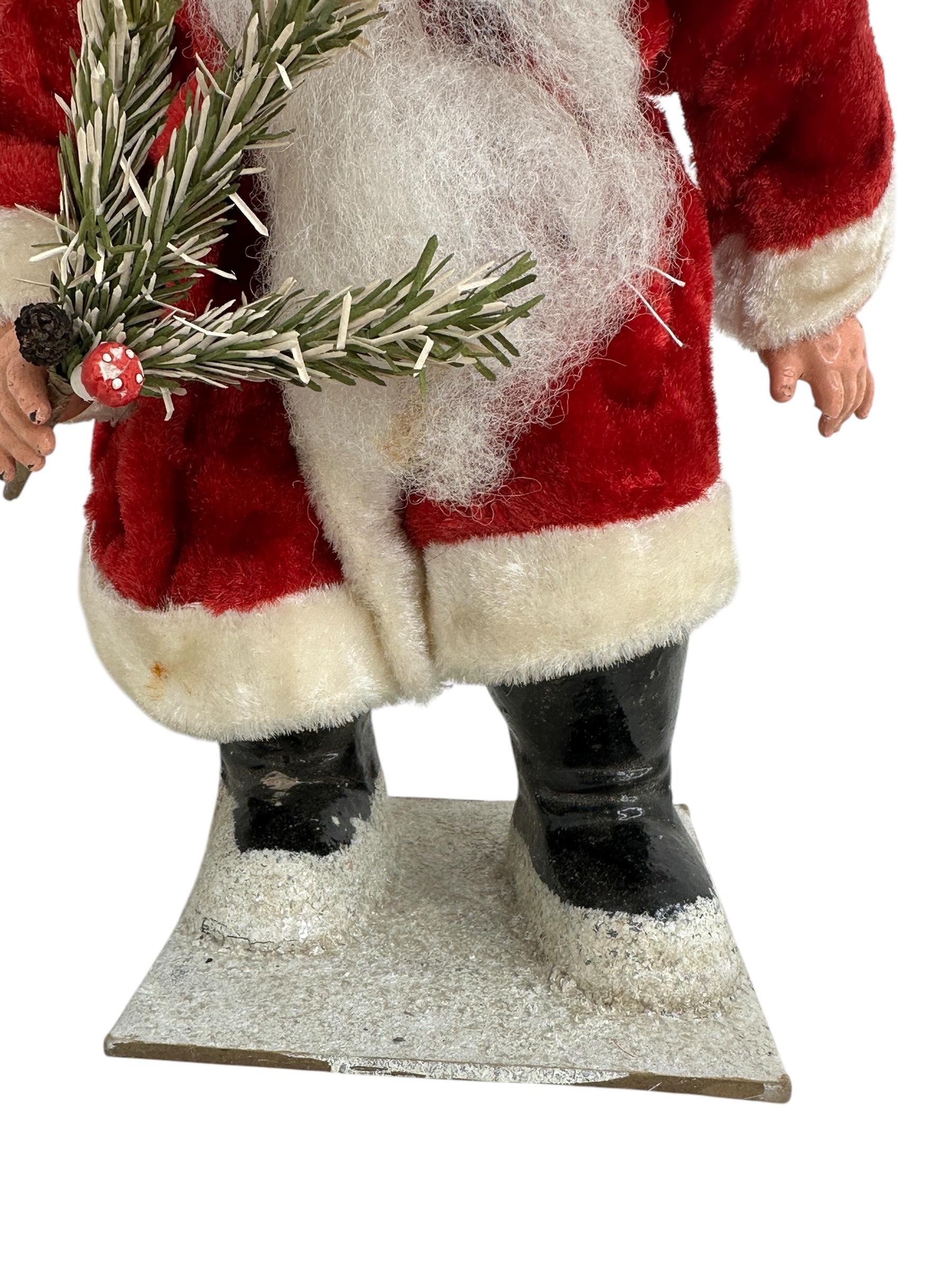 Beautiful Santa Claus Figure Vintage German Christmas For Sale 2