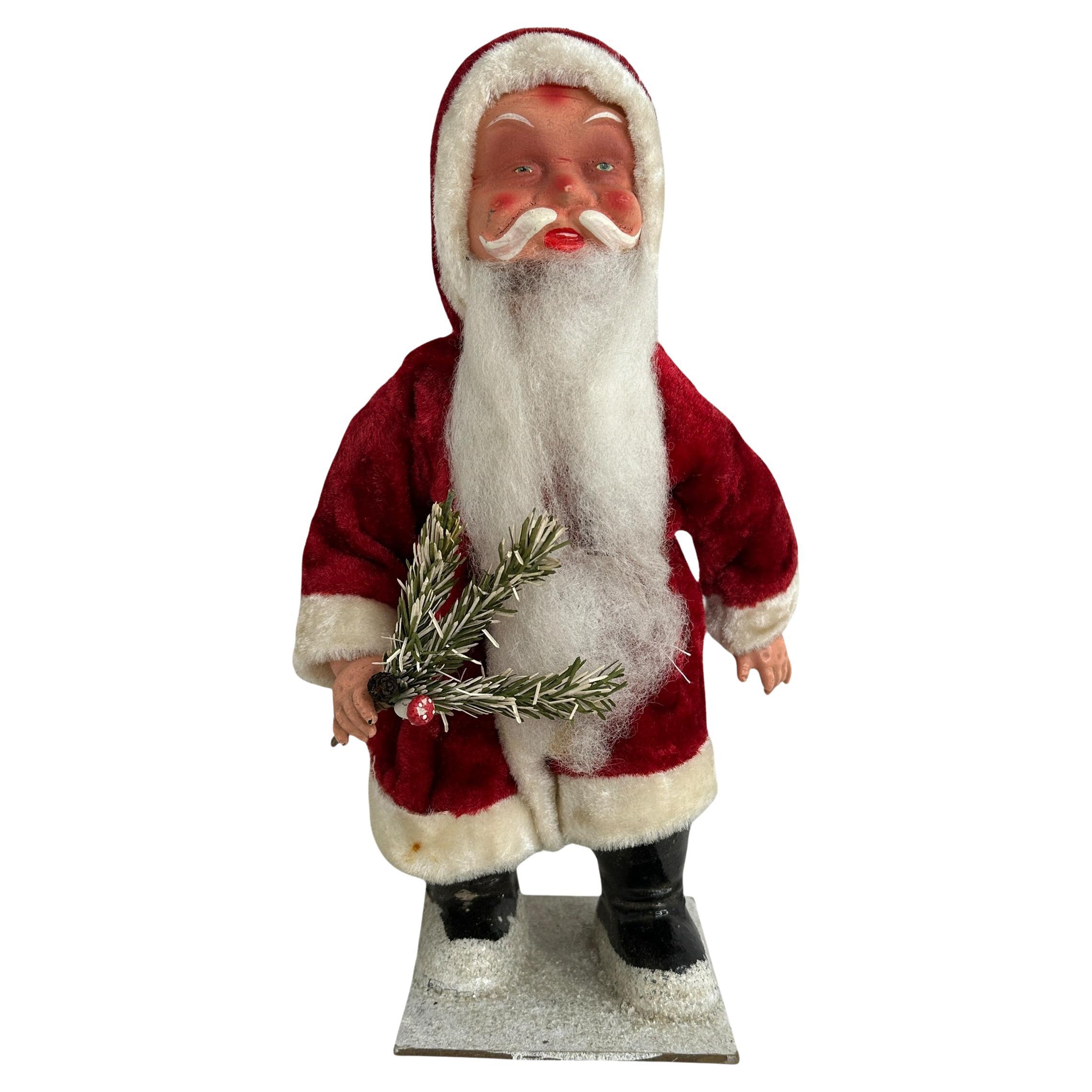 Beautiful Santa Claus Figure Vintage German Christmas
