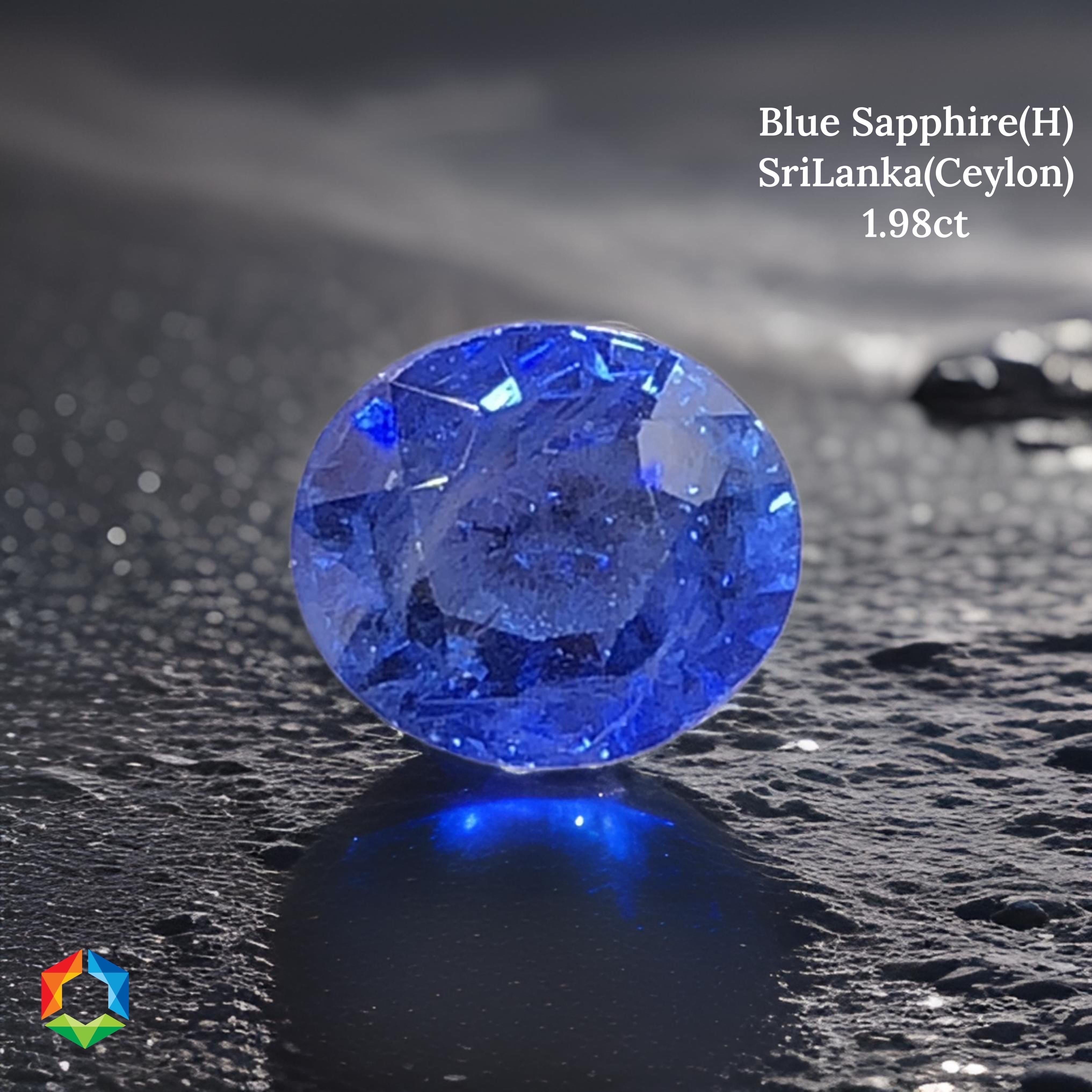 Ammira il fascino ipnotico di questo squisito zaffiro blu dello Sri Lanka (Ceylon). Con la sua tonalità profonda e accattivante e la chiarezza VS, questa gemma riscaldata irradia un'eleganza senza tempo e una brillantezza senza pari. Perfettamente