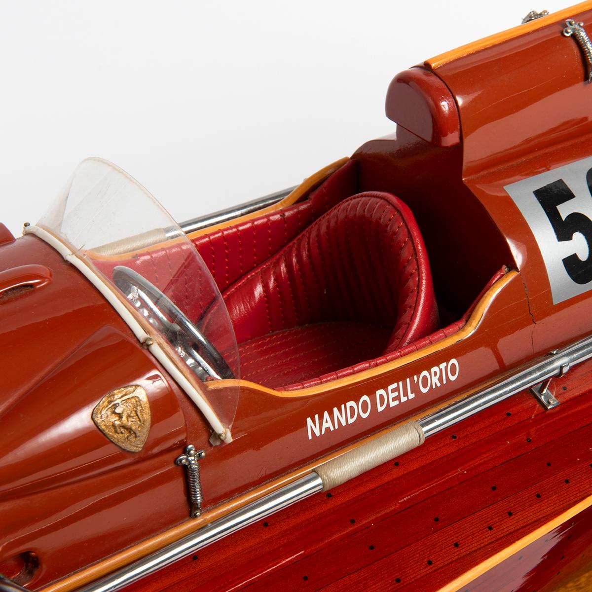 Beautiful Scale Model of Ferrai hydroplane, Arno XI, raced by Nando Dell'Orto in vendita 3