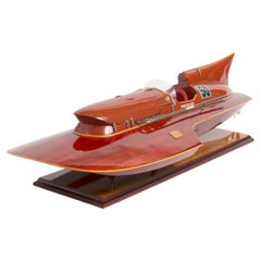 Beautiful Scale Model of Ferrai hydroplane, Arno XI, raced by Nando Dell'Orto