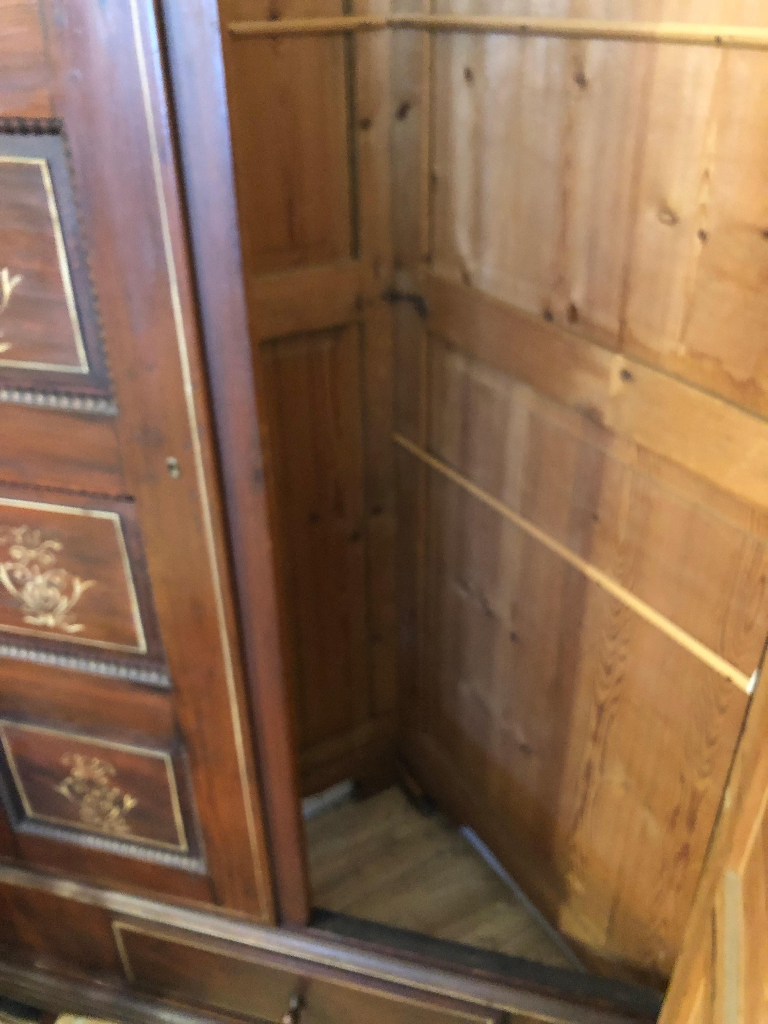 Beautiful Scandanavian Antique Corner Tack and Bridle Closet Cabinet 6